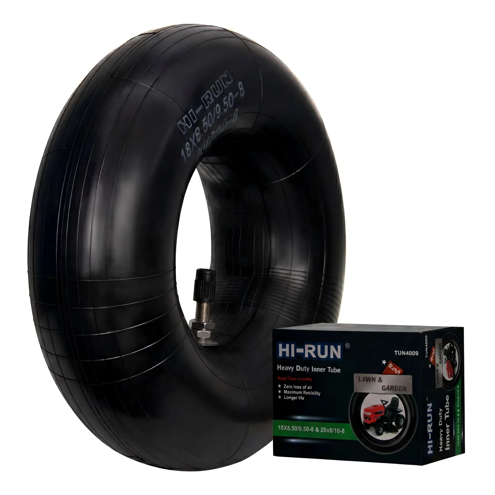 Lawn Mower Tire Durable with 18X8.50/9.50-8 Butyl Inner Tube TR6 for Garden - Model F808AD