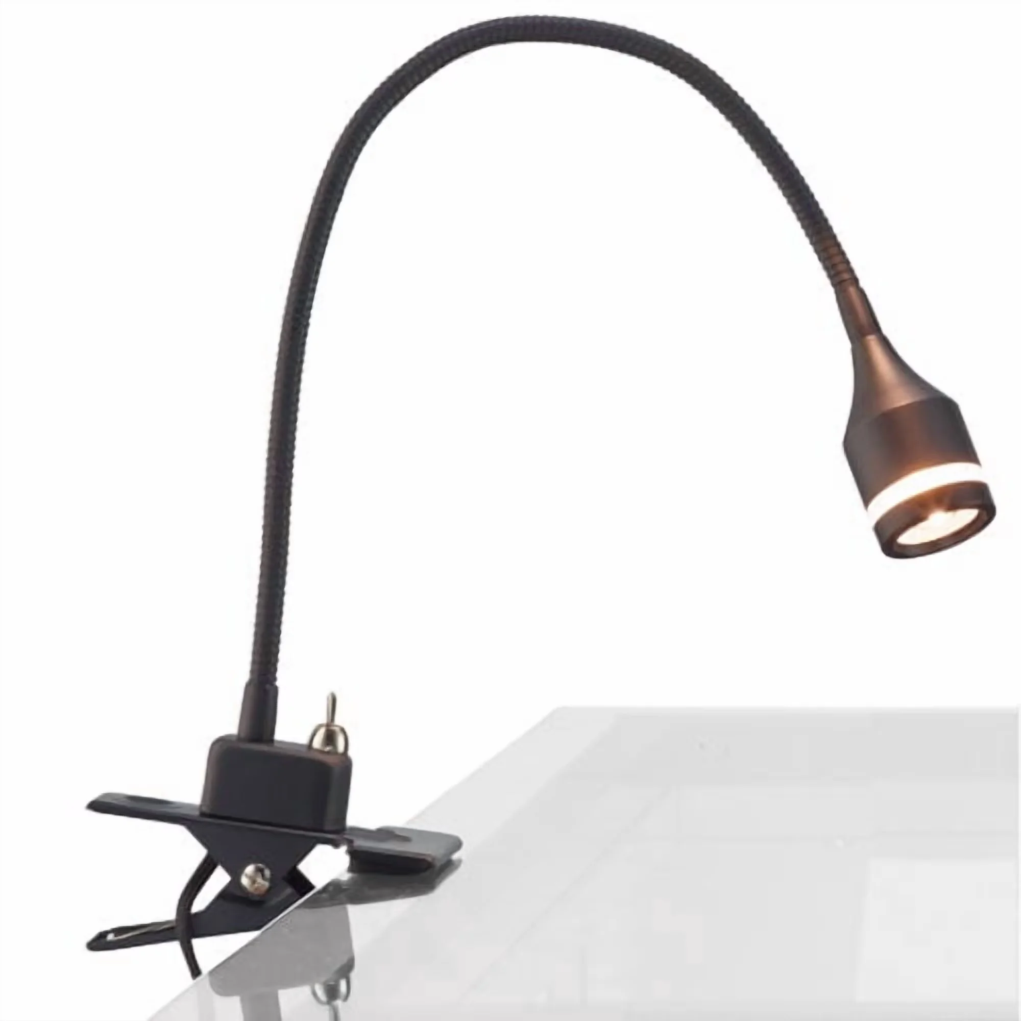 Desk Lamp Versatile with LED, Smart Compatible, Gooseneck - Multicolor Metal Model 3A4D0A