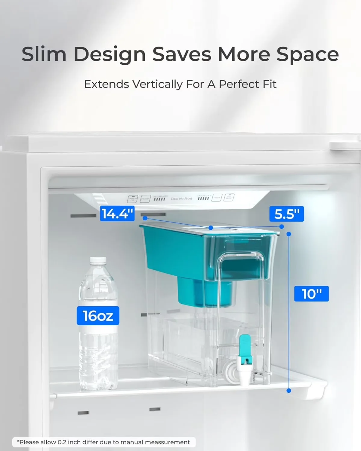 Quality Water Filtration with Reduces Chlorine, PFOA/PFOS and More, 200-Gallon Long-Life - Blue Carbon Fiber Model 1910D1