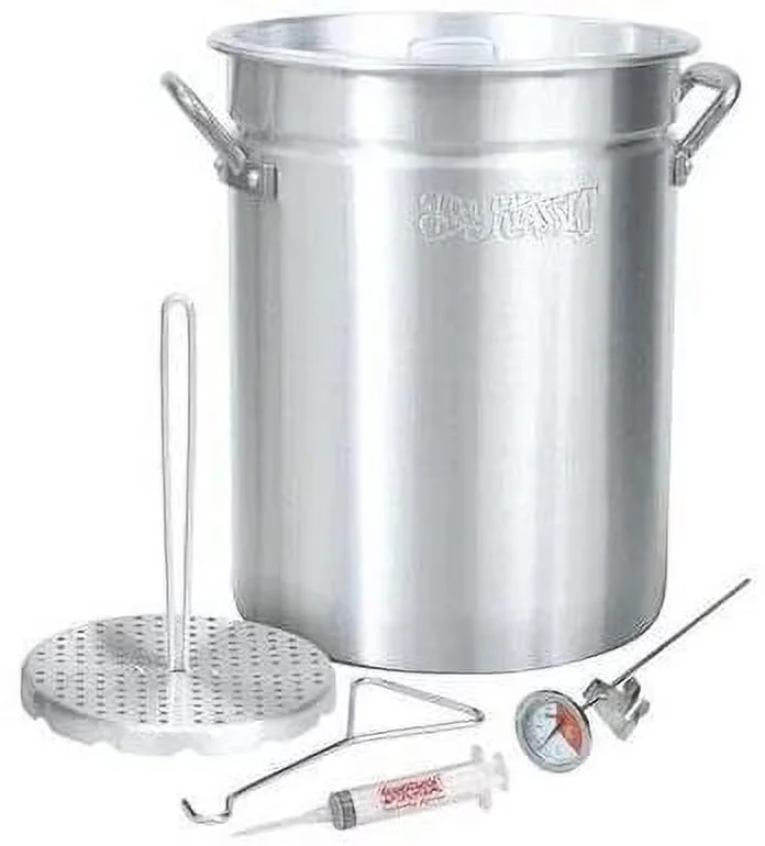 Compact Outdoor Fryer with Bayou Classic Turkey 30 Qt - Multicolor Aluminum Model DF6F9F