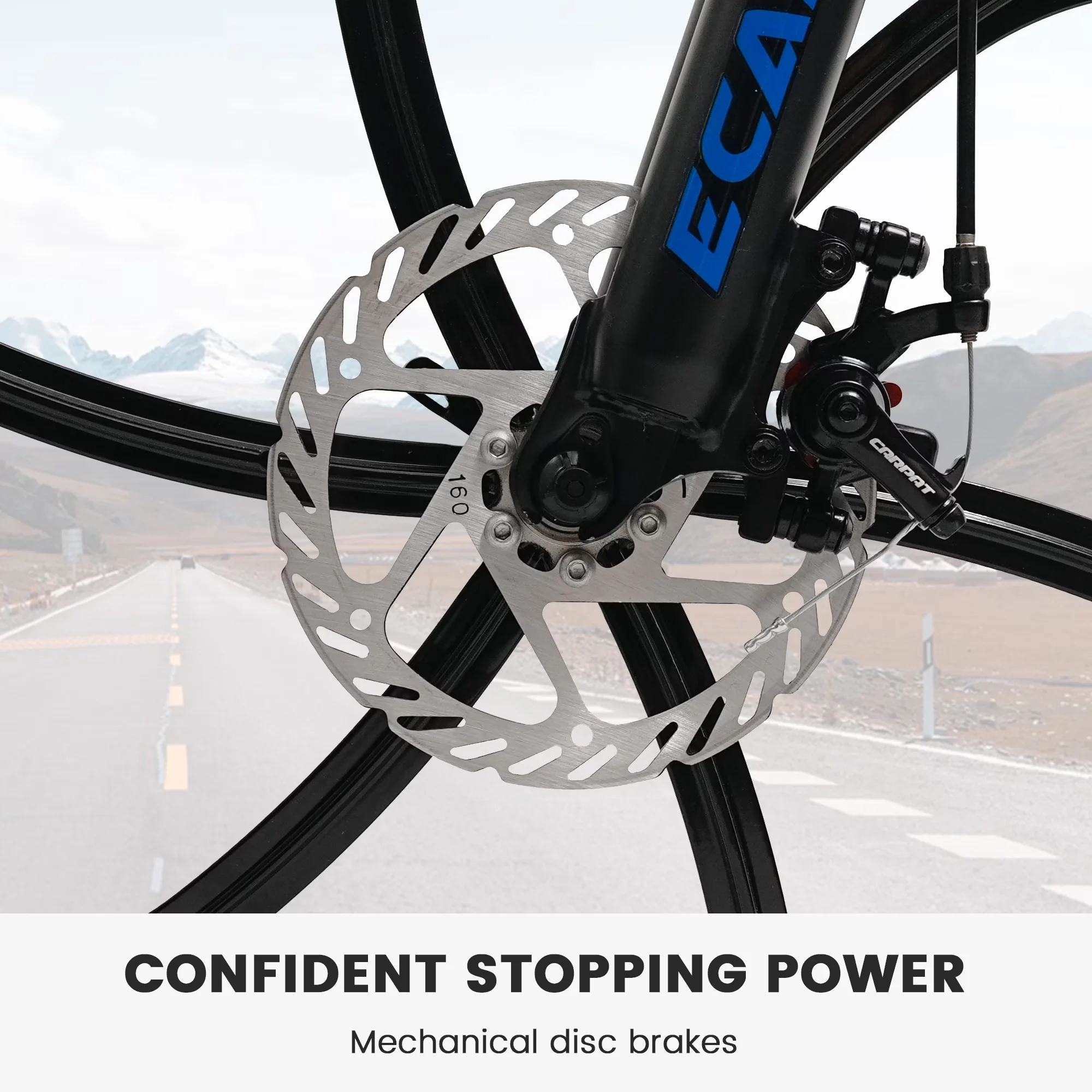 Compact Mountain Bike with Lightweight, Suspension Type: Dual, 26 Inch Full Suspension - Black Model 1B7362