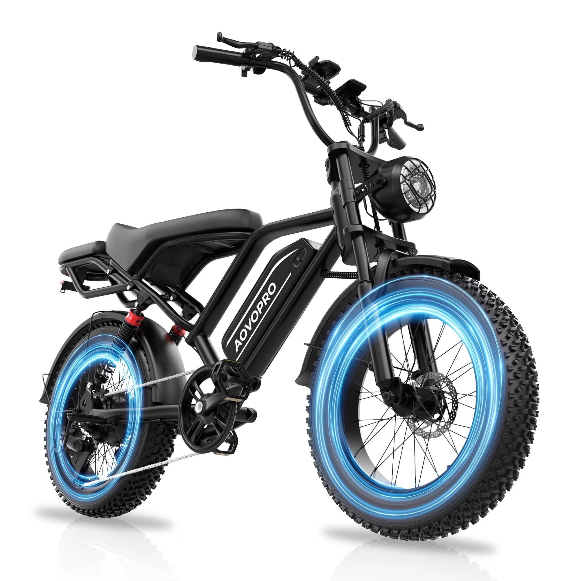 Electric Bike Durable with 750W, 48V, AP20 - Black - Quality Construction Model 2C6BA5