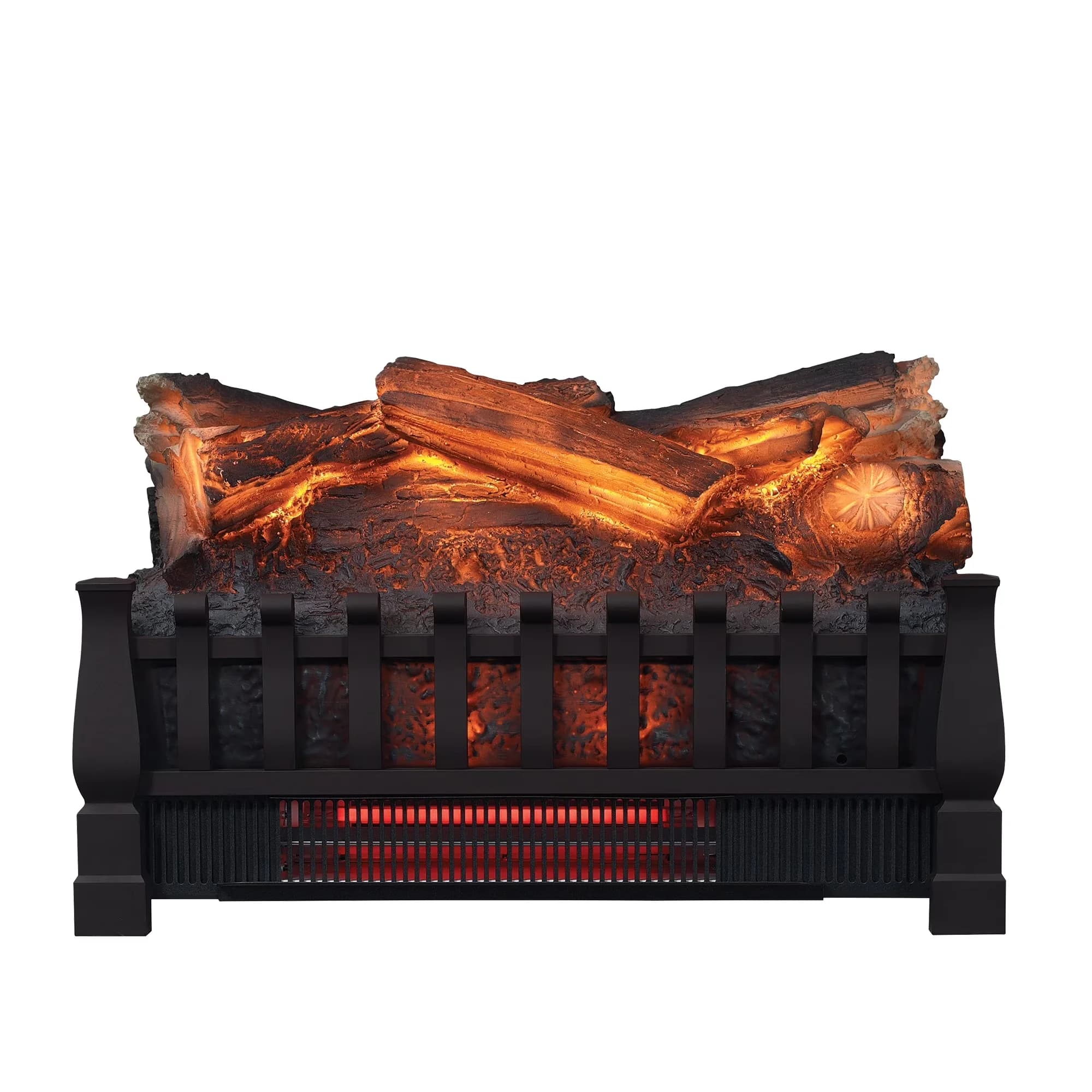 Versatile Portable And Electric Space Heater with Led Technology, 13.64 lb - Black Model F2D8A4