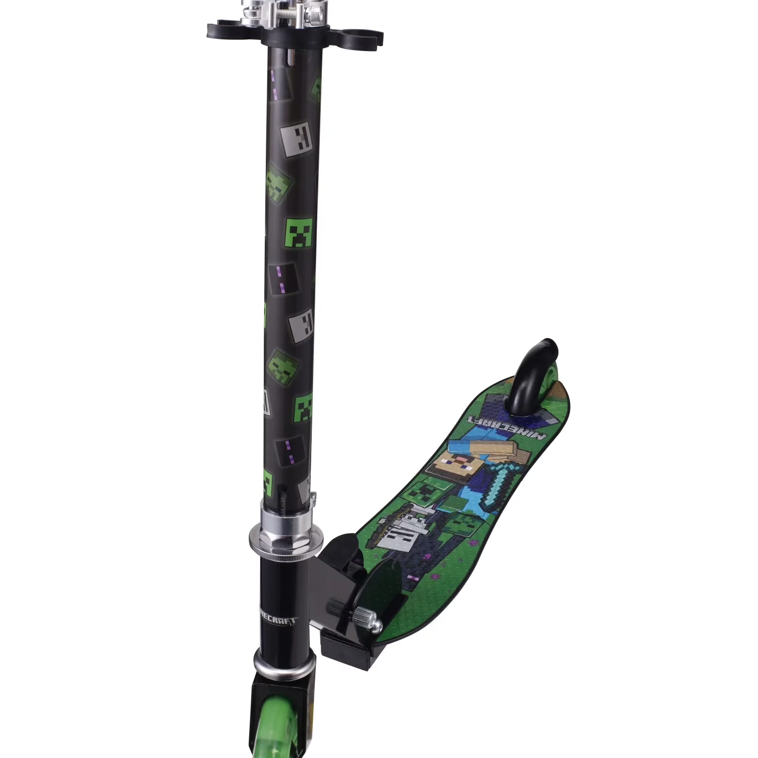 Quality Scooter with Portable, Foldable, Lightweight - Green Plastic Wheel Model 58690D