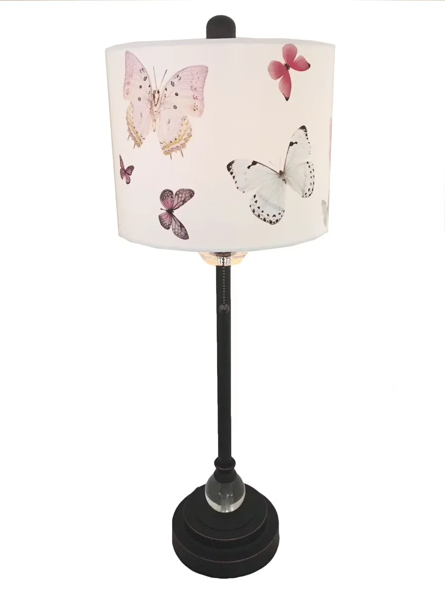 Modern Lamp Set with Incandescent, Dimmable, of 2 - Bronze Metal Designs Model C9CE10