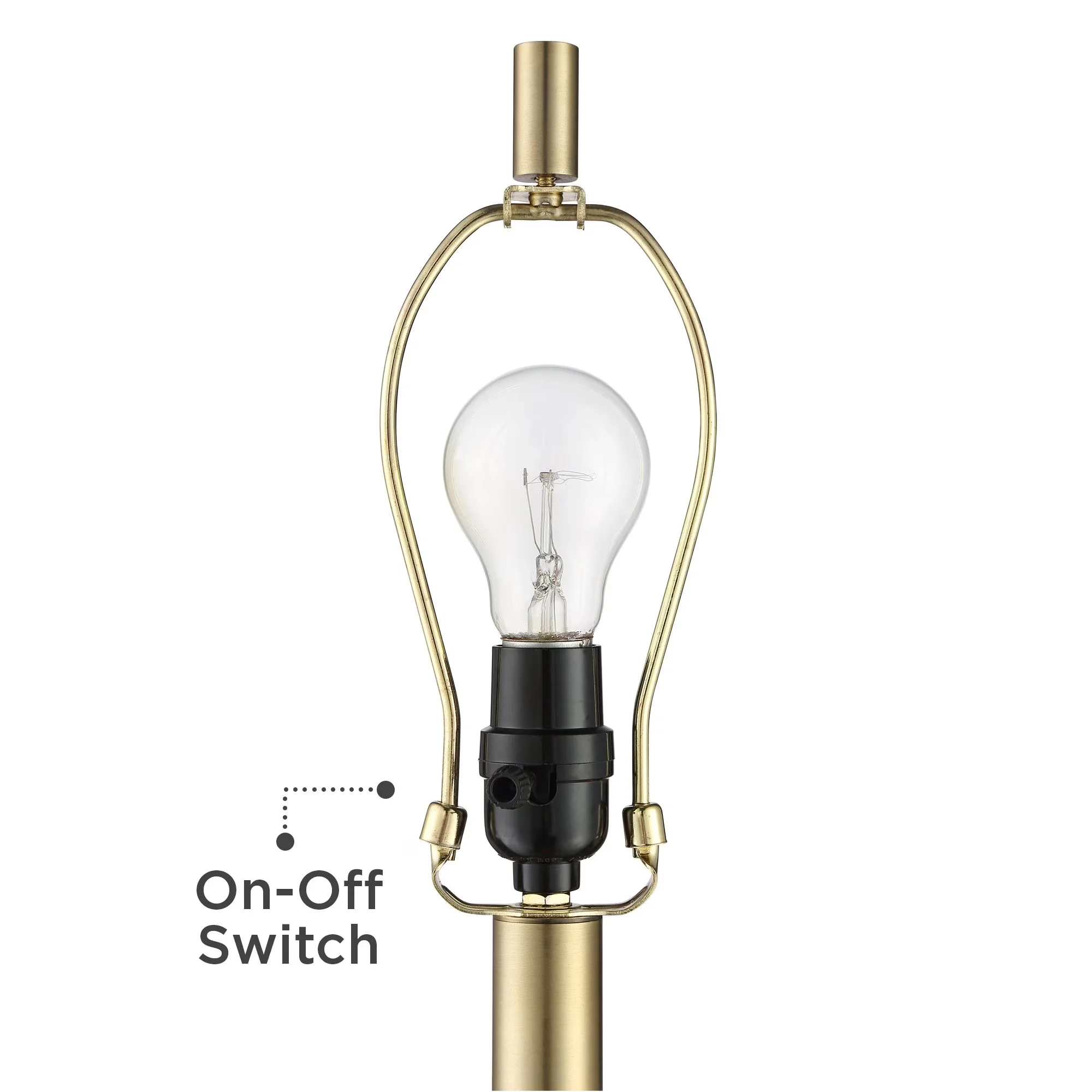 Stylish Lamp with Incandescent, Glam, Bedside Lamps - Gold Metal for Living Room, Bedroom Model E96950