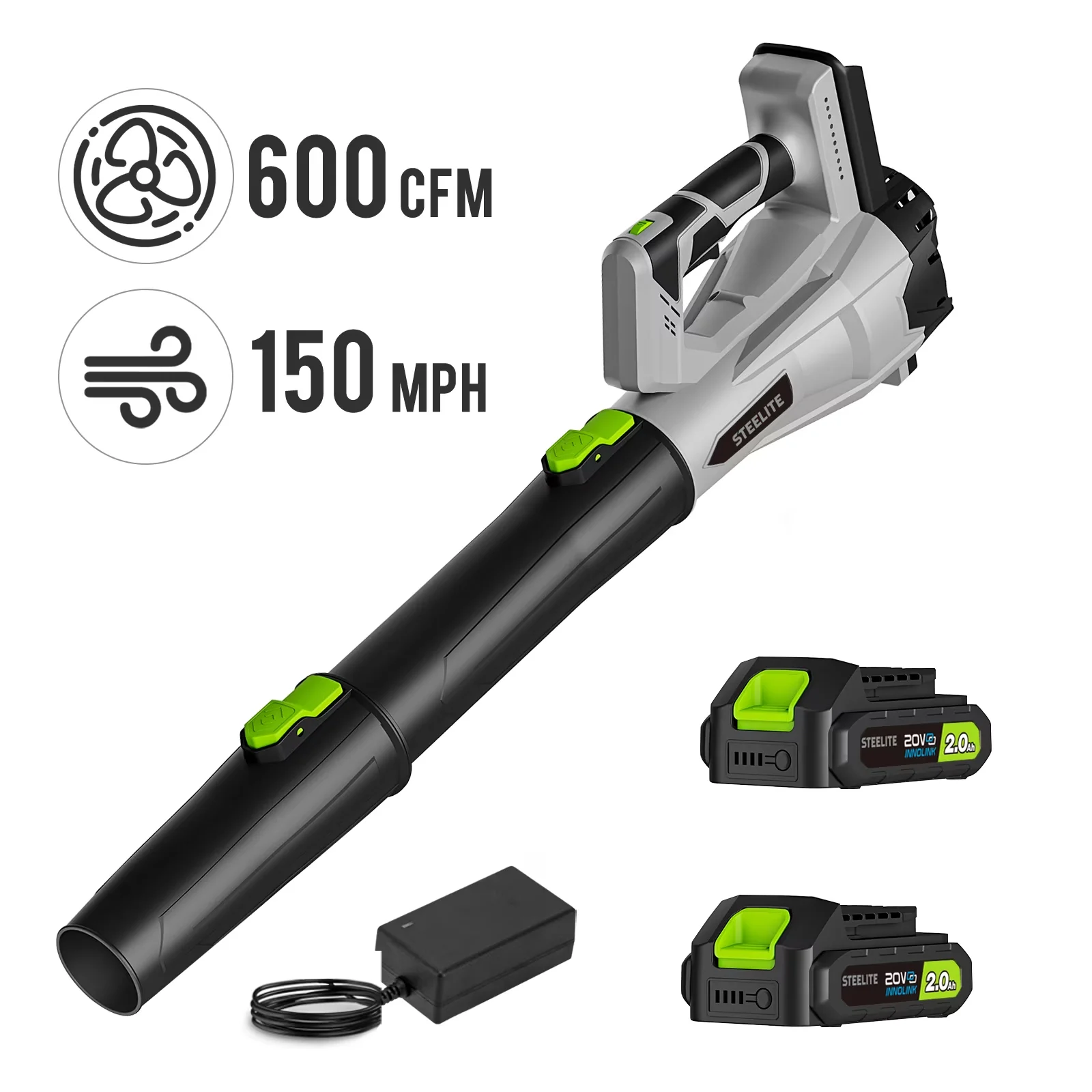 Sleek Leaf Blower with Battery, 21V, 21V Cordless for Patio - Satisfaction Guaranteed Model C7921E