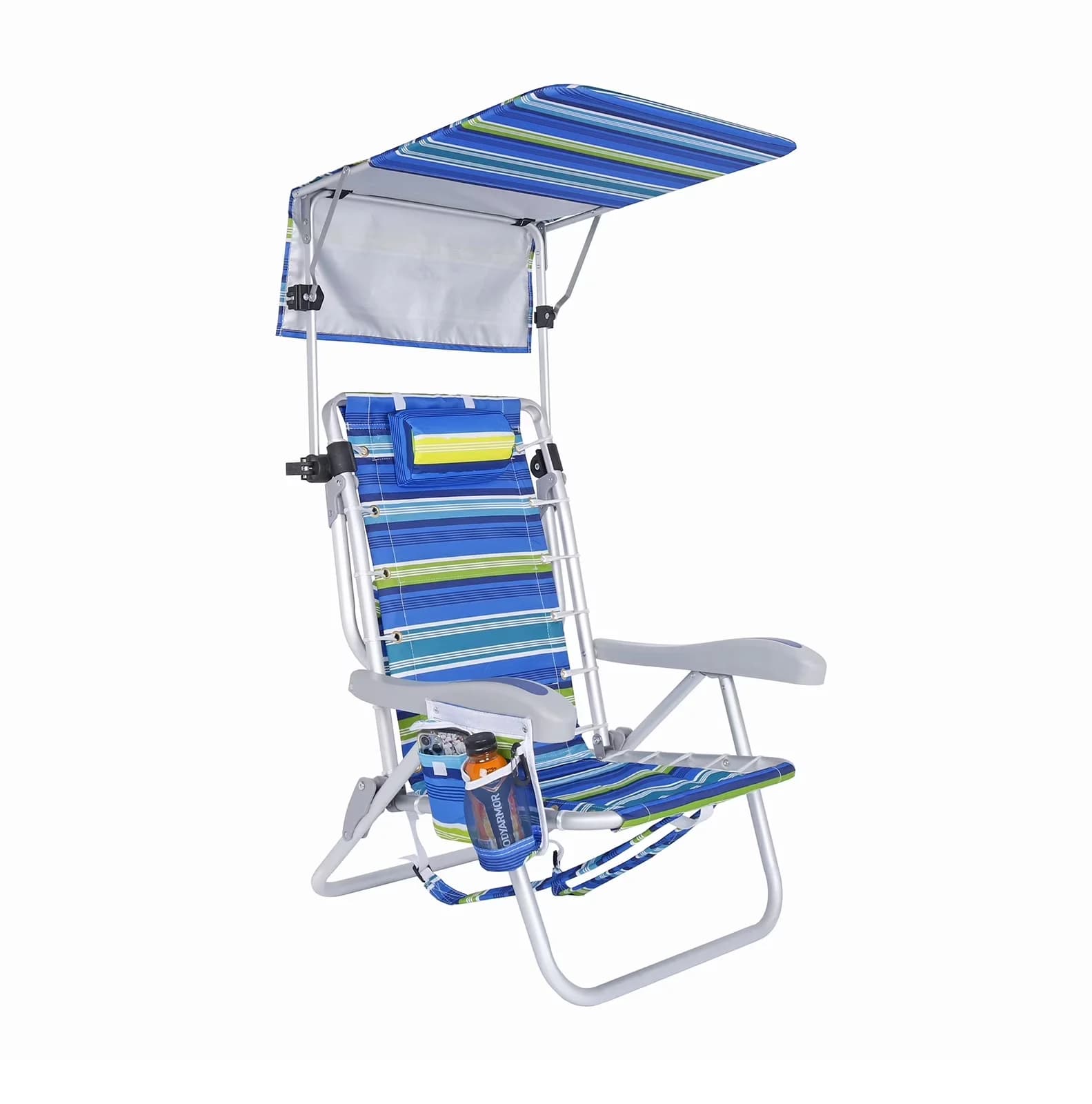 Beach Chair Stylish with Adjustable, Folding - Stripe Ns2 Ultimate - Commercial Quality Model D39017