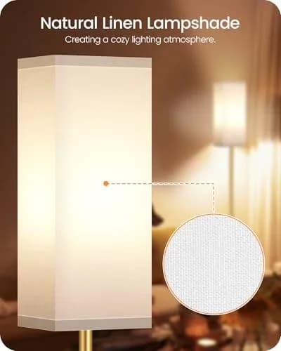 Stylish Lamp Set with Modern, Minimalist, Modern Standing Lampshade - Metal Model 9E2DC6