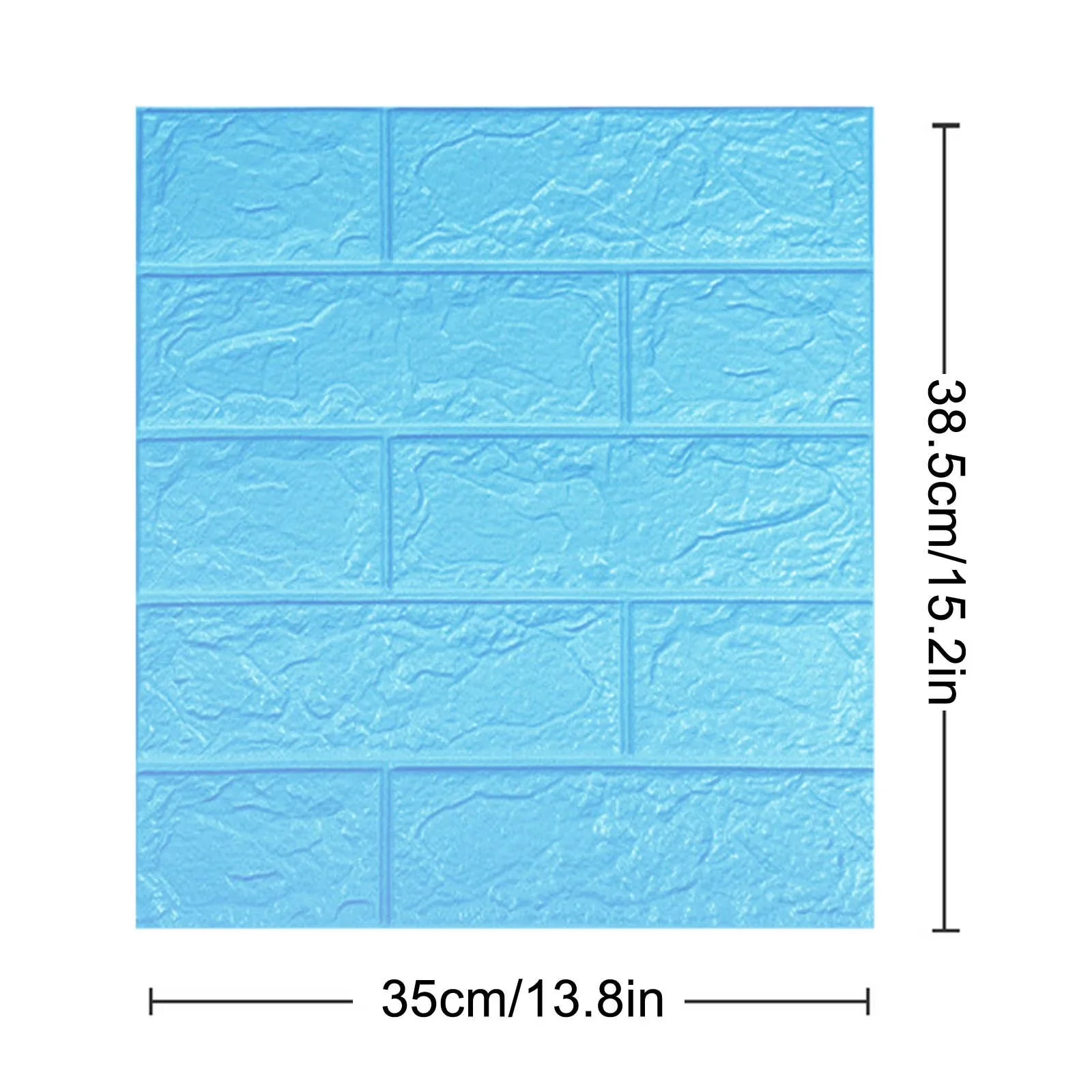 Reliable Wallpaper with Waterproof, Wall Panels - Sky Blue Eva for Bedroom, Bathroom Model D80776