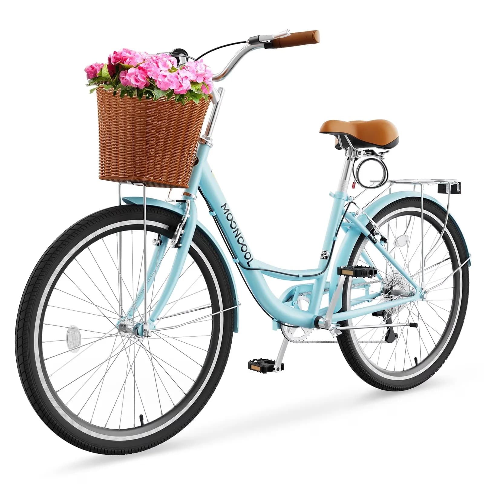 Cruiser Bike Professional with Adjustable Height, 7 Speed Beach - Blue Model 80C441