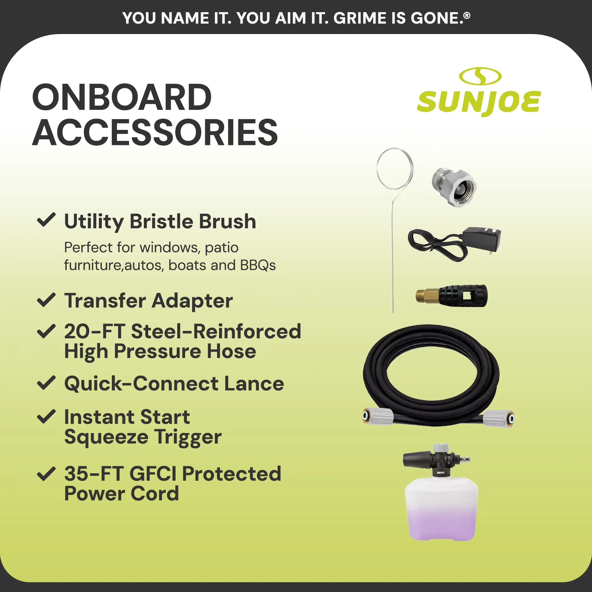 Premium Pressure Washer with Color: Black, 34" Wand - Open for Daily Use Model E19D31