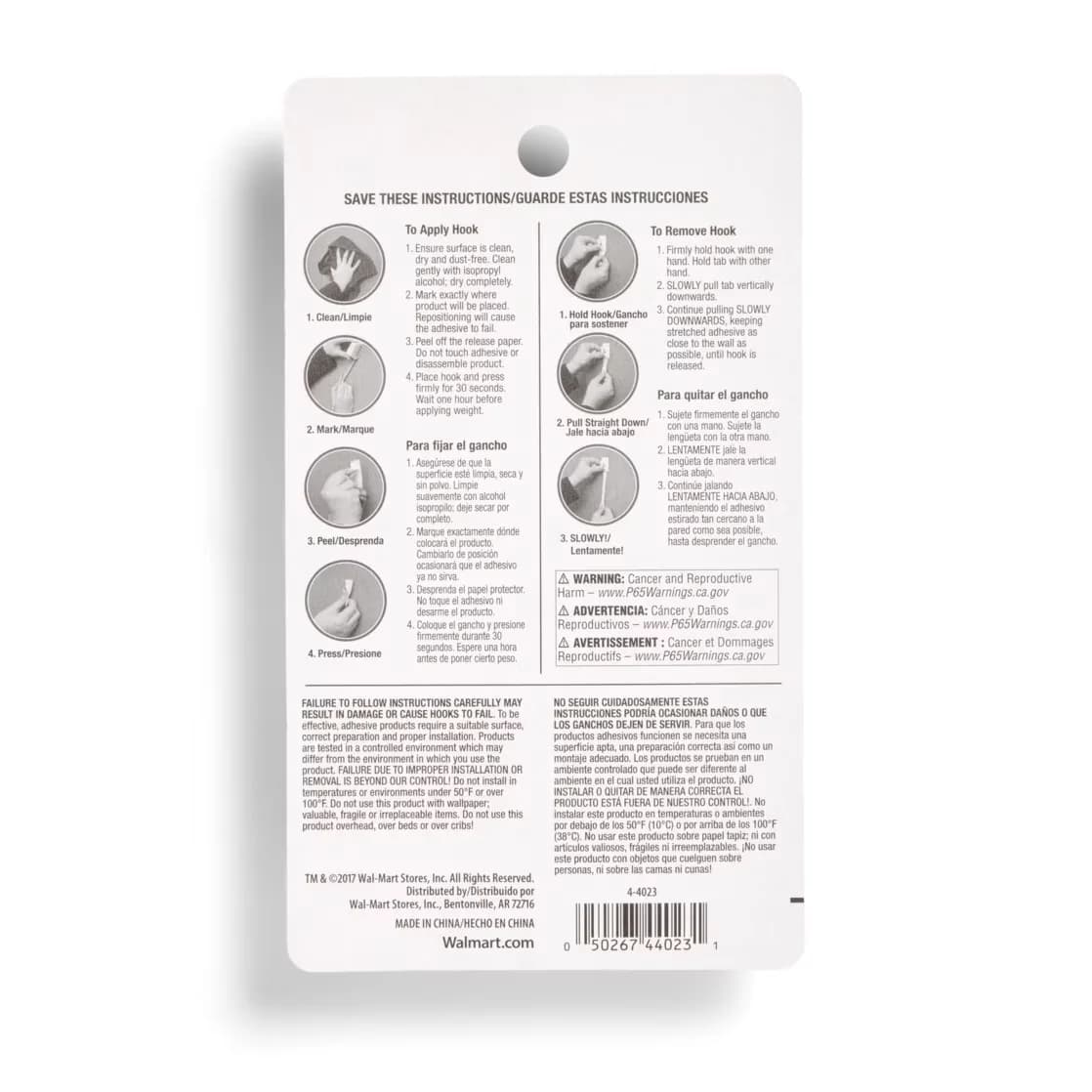 Versatile Damage-Free Hanging with Easy-To-Use, Easy Installation, Oval Plastic Hooks - Plastic M Model 71D7CE