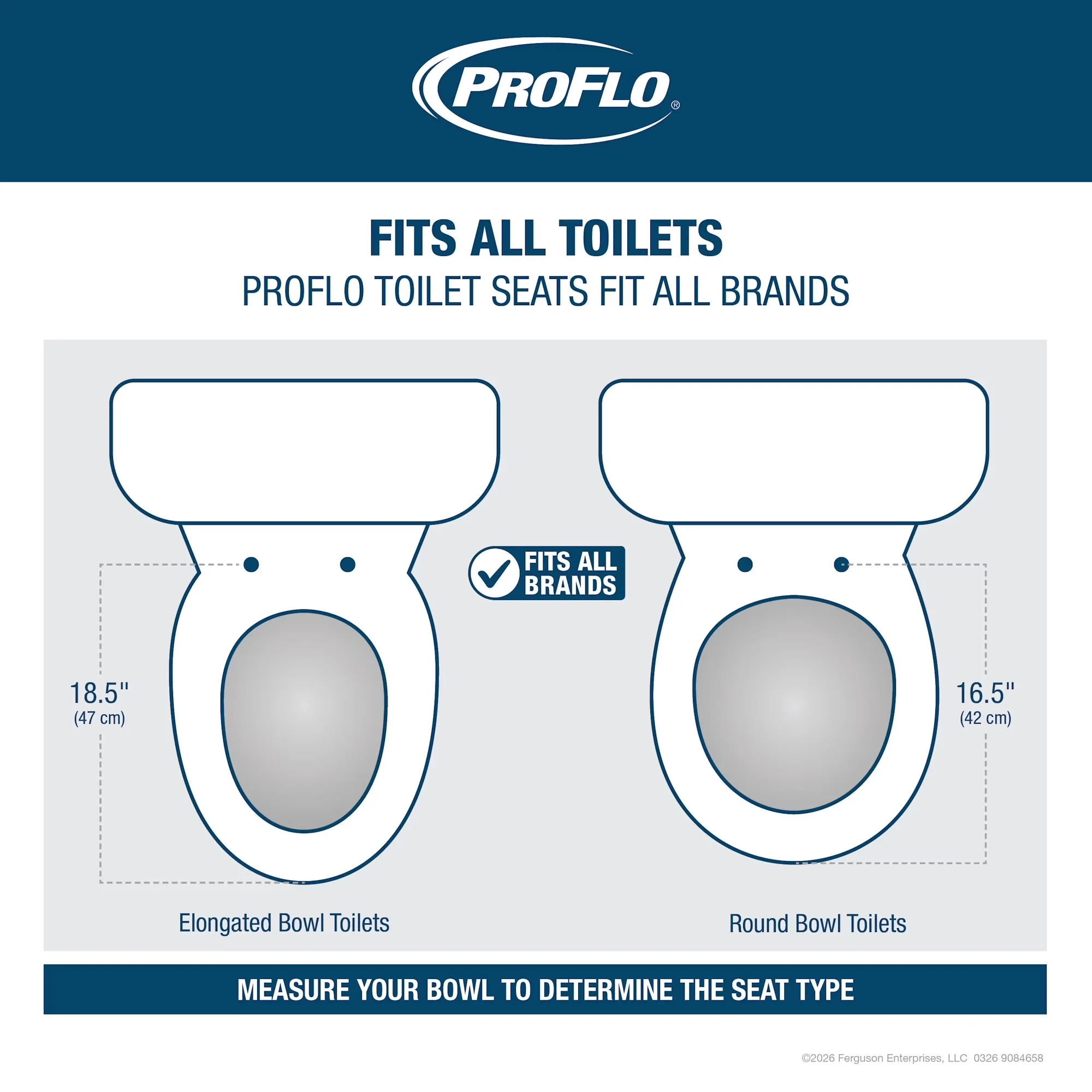 Toilet Seats And Lid Efficient with Quick Release, Made from extra heavy duty plastic - Plastic White Model 9B5B61