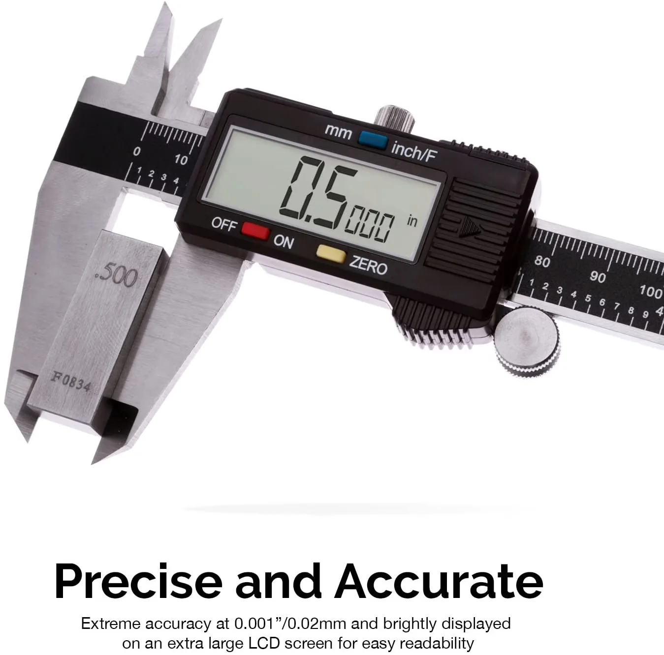 Sleek Measuring Layout with Battery, Linear Capacitive Measuring System - Black Stainless Steel Model C21B57