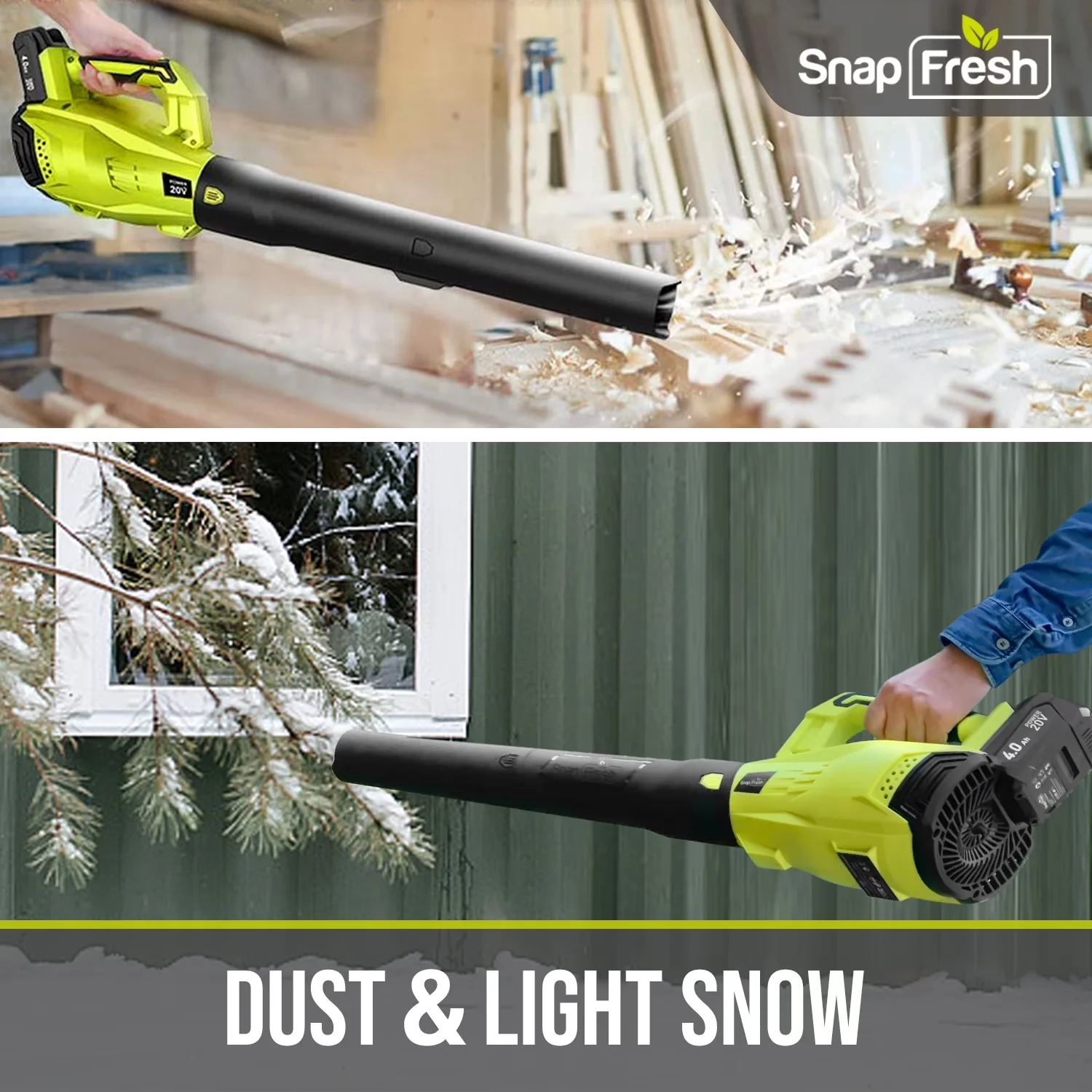 Leaf Blower Versatile with Battery, 20V, Rated voltage: 20V - Satisfaction Guaranteed Model 12FE5C