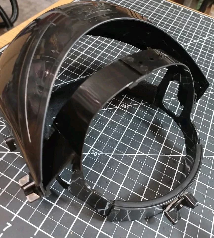 Quality Protective Equipment - Plastic Black Condor - Compact and Portable Model 9376DB