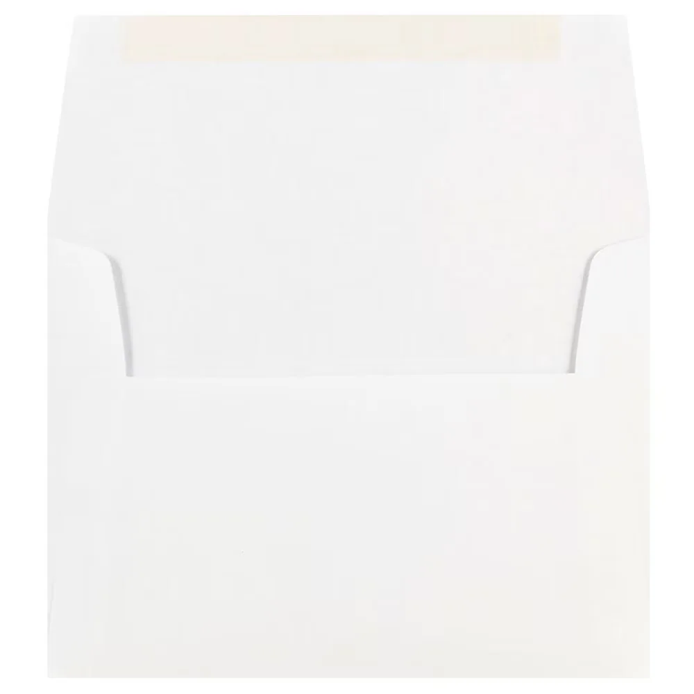Sleek Moving with Size: A7 (5.25 x 7.25 inches), 5 1/4 x 7 1/4, Color: White - White Model 19CD20