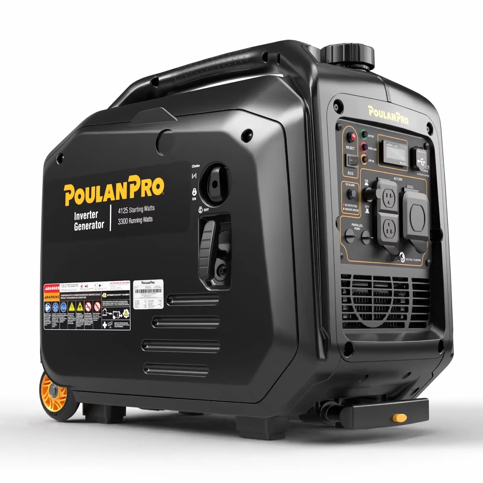 Generator Quality with 4125W, Low Oil Shutdown, Co Shut-Off for Camping, Home - Model 3D30D6