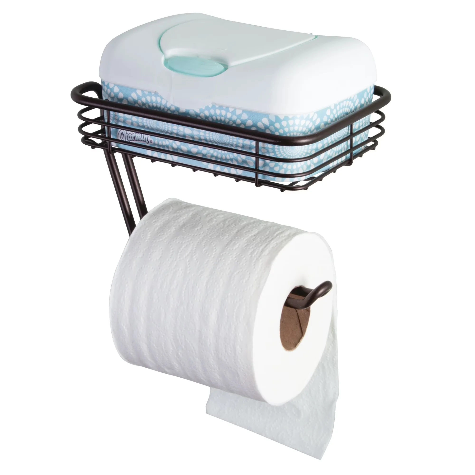 Bathroom Renovation Versatile with Traditional, Shelf, Bronze Wall-mounted Toilet Paper Holder - Steel Brown Model 28A458