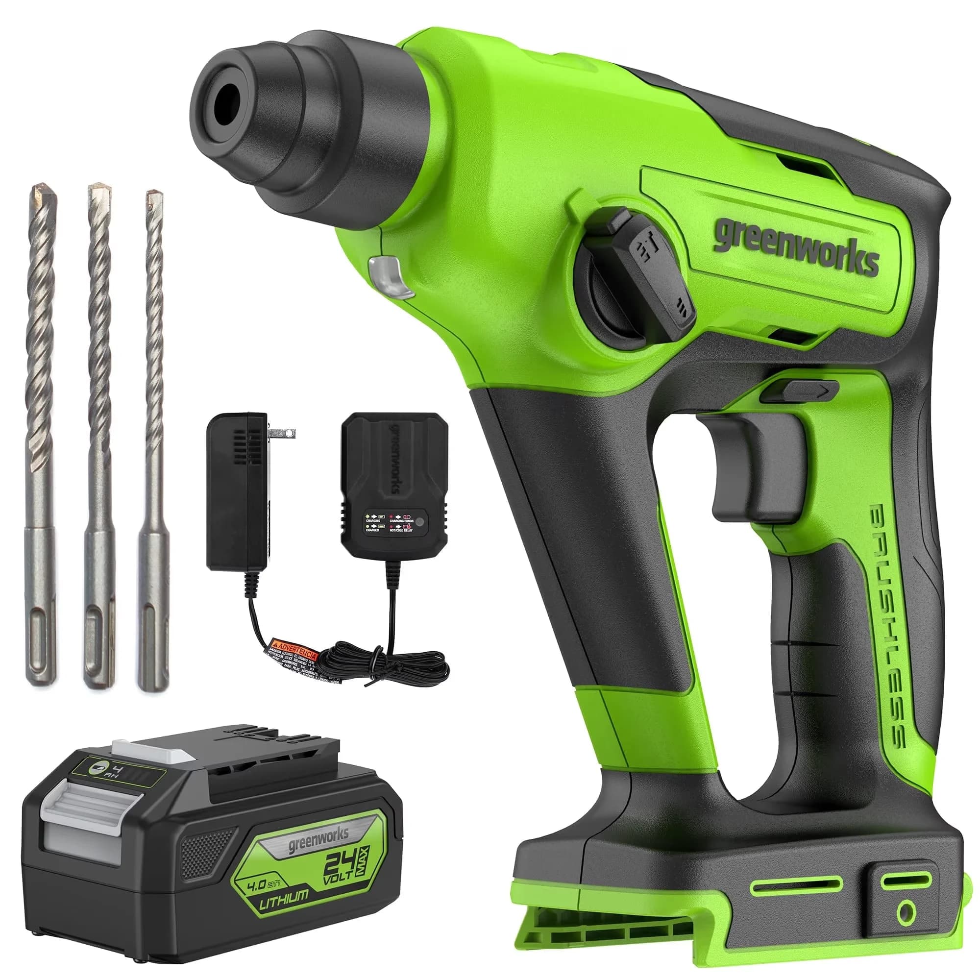 Stylish Drills Driver with Battery, 24V, Variable Speed - Green - Satisfaction Guaranteed Model 6BB7A2