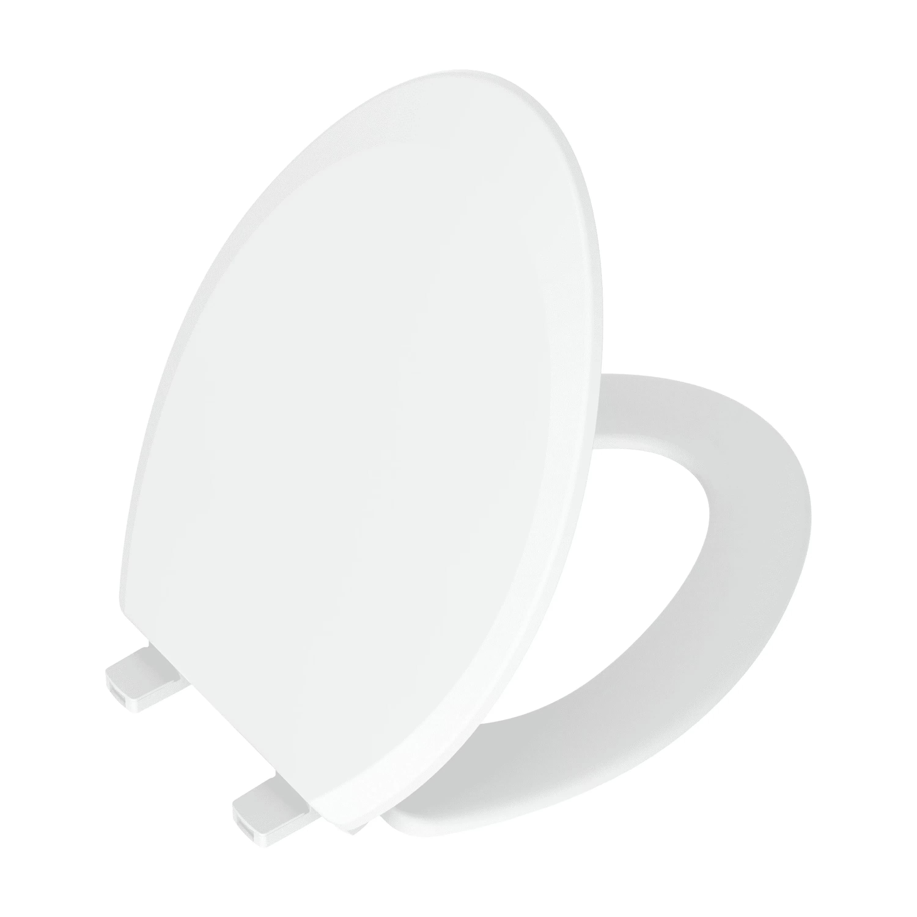 Toilet Seats And Lid Essential with Hardware Included, Simple Installation - White Plastic Model 562D7E