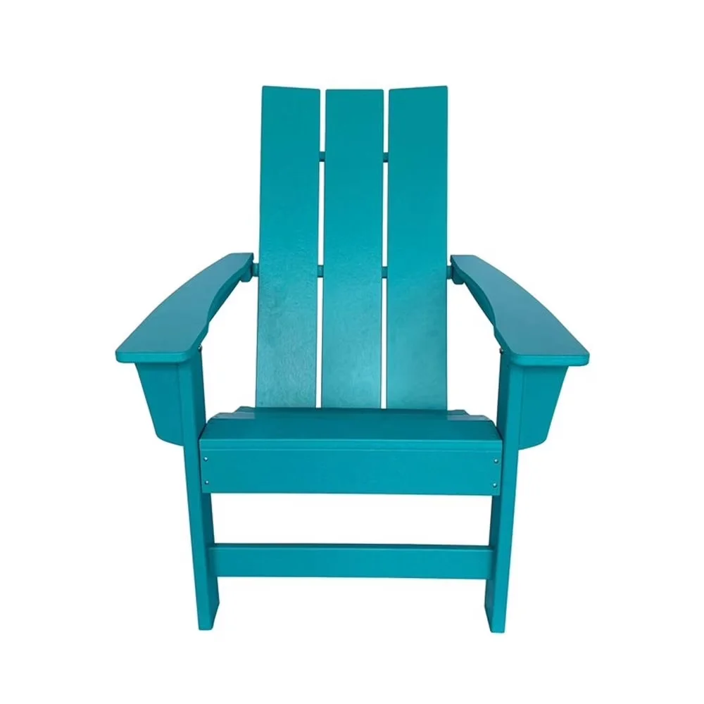 Patio Chair Stylish with Materials: Resin, Finish: Blue - Blue Resin Modern Model B846A6