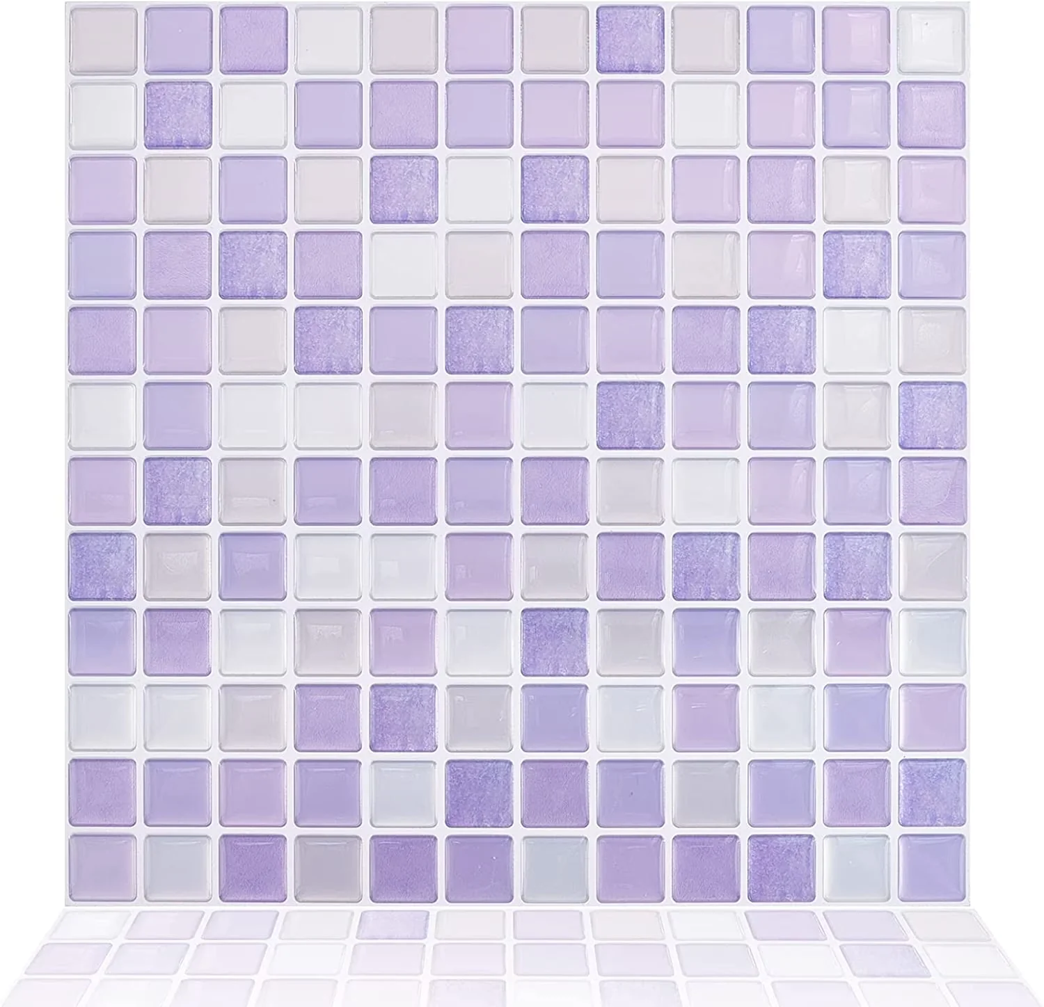 Modern Wallpaper - Purple Vinyl 5pcs - Heavy Duty Model B6C028