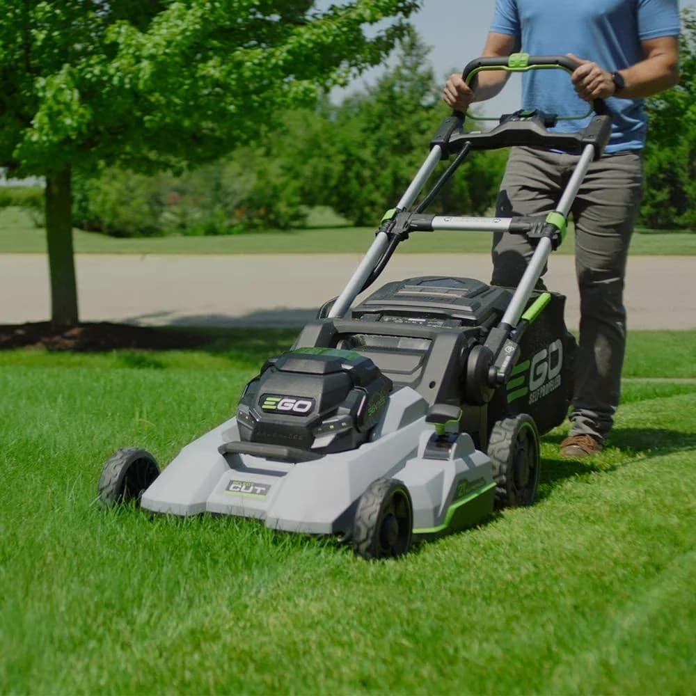 Modern Push Mower with Battery, Self-Propelled, Push to Start - Select Model B2F4EA