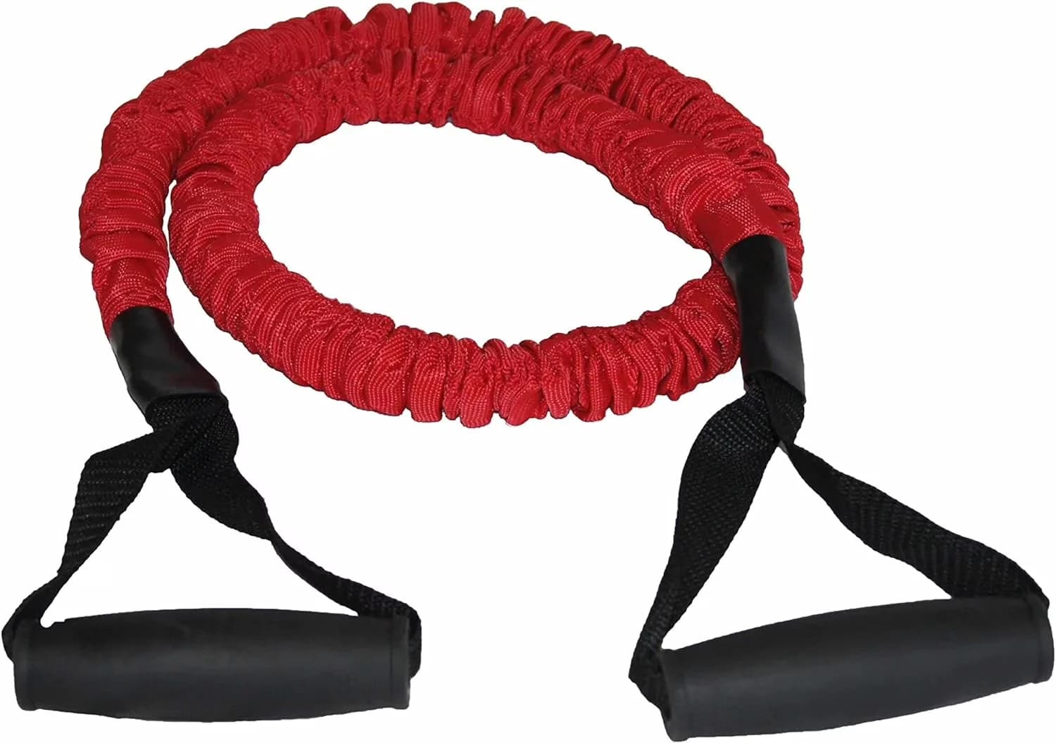 Home Gym Sleek with Item Package Weight: 1.05 lb, Deluxe Resistance Tubing, Product Type: Sporting Goods - Red Rubber Model 4820C3