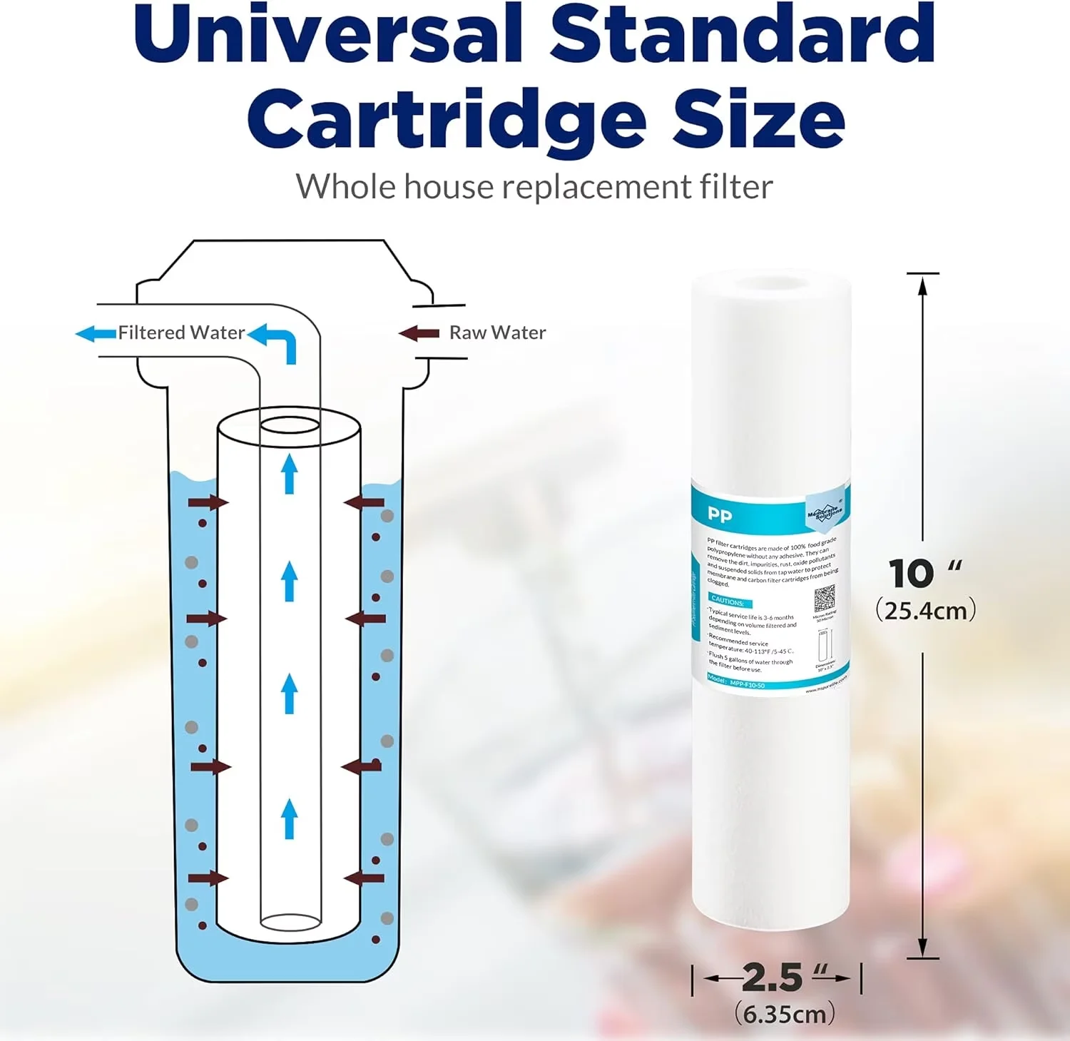 Stylish Water Filtration - 25 Pack - Essential Collection Model 9400DF