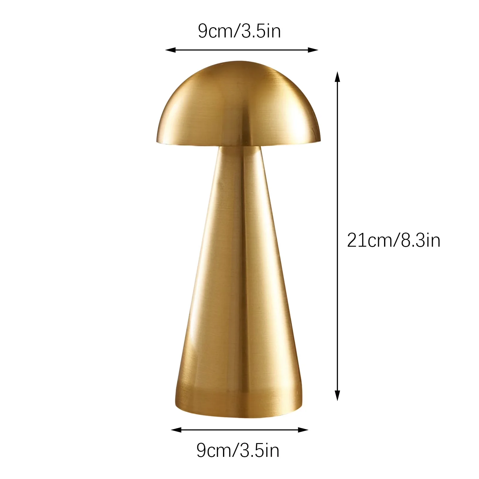 Desk Lamp Versatile with LED, Battery, Battery Operated Table Lamps - Multicolor Metal Model 766827