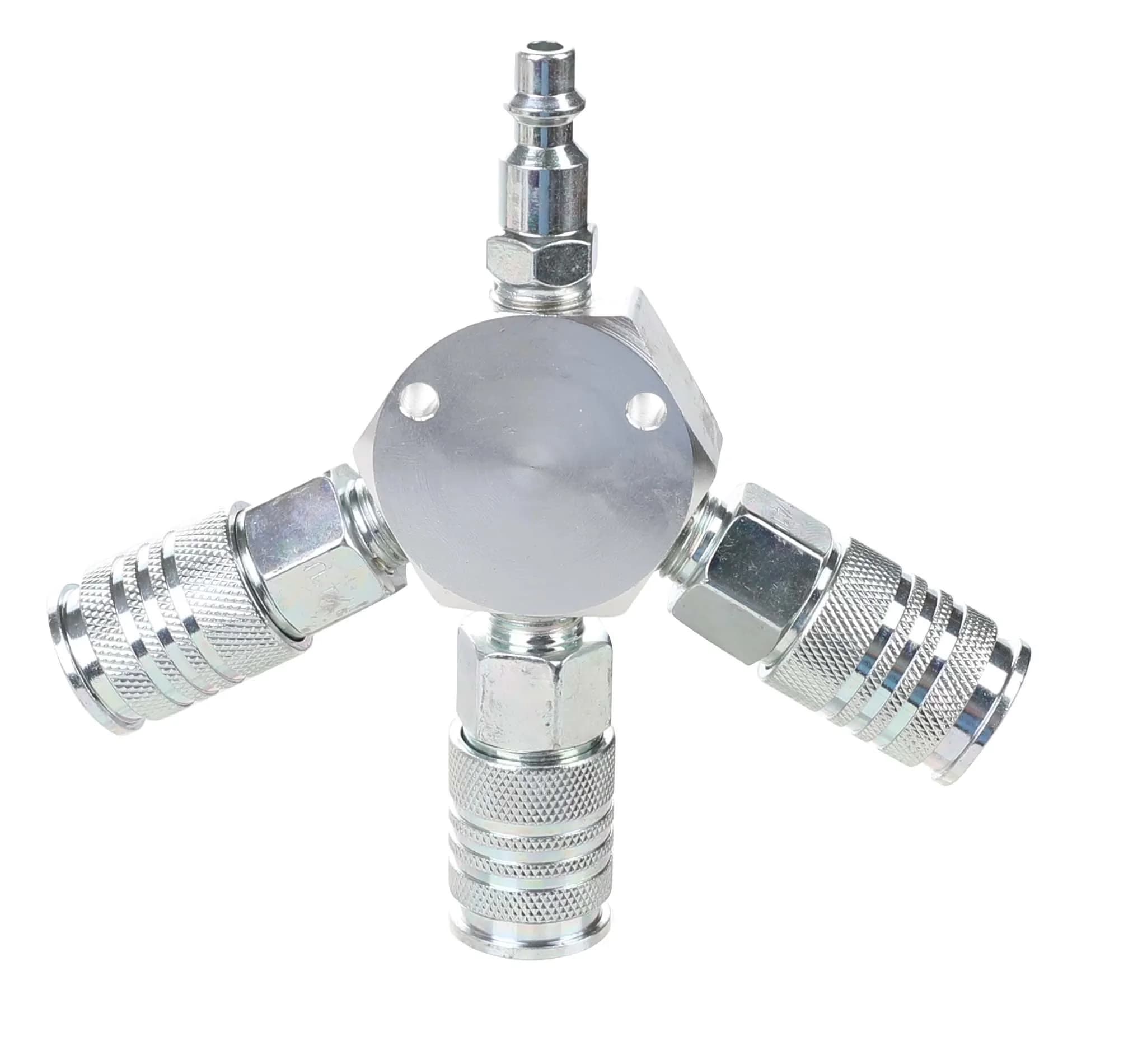 Air Tools Compressor Classic with Lightweight, Weight: 0.76lbs, 1/4" Coupler& Plug - Silver Steel, Aluminum Model A04830
