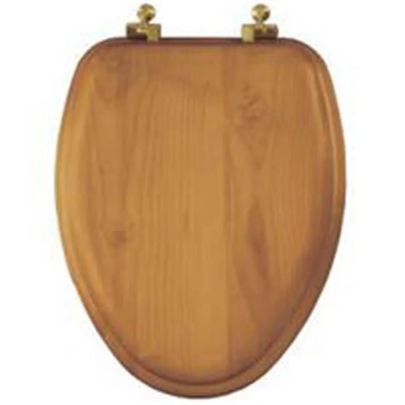 Versatile Toilet Seats And Lid with Easy To Install, Offers a unique natural wood aesthetic, Elongated Natural Oak Veneer Seat - Wood... Model B5140C