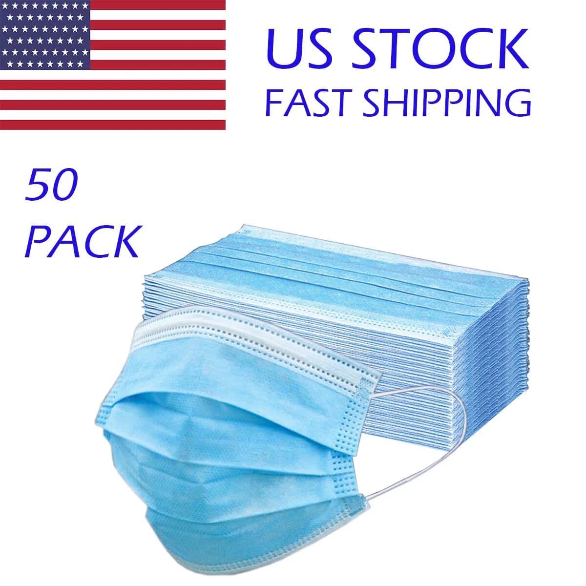Reliable Protective Equipment with Disposable - Blue 50 Pack - Reliable Performance Model 664A1B