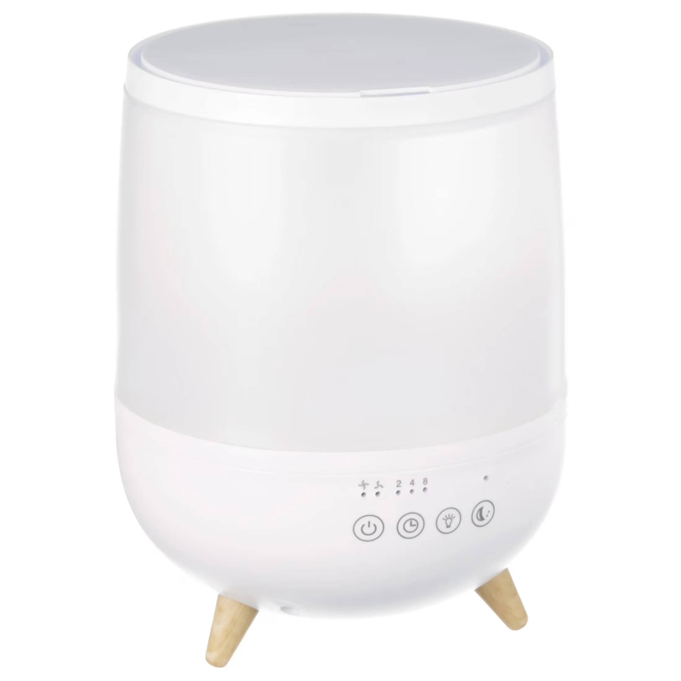 Humidifier Compact with Timer, 0.5-Gallon Ultrasonic - White - Modern Design Model C6E901