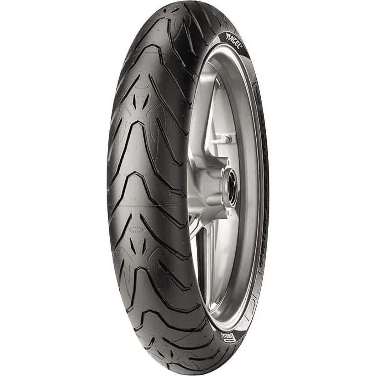 Sleek Motorcycle Tire with 58W - Black 70ZR17 for Everyday Use Model 8E8114