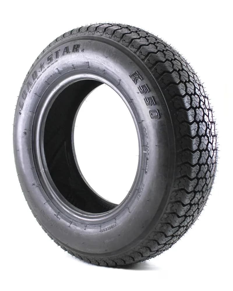 Premium Trailer Tire with ST155/80D13 Load Range C Bias Ply - Heavy Duty Model 743B21