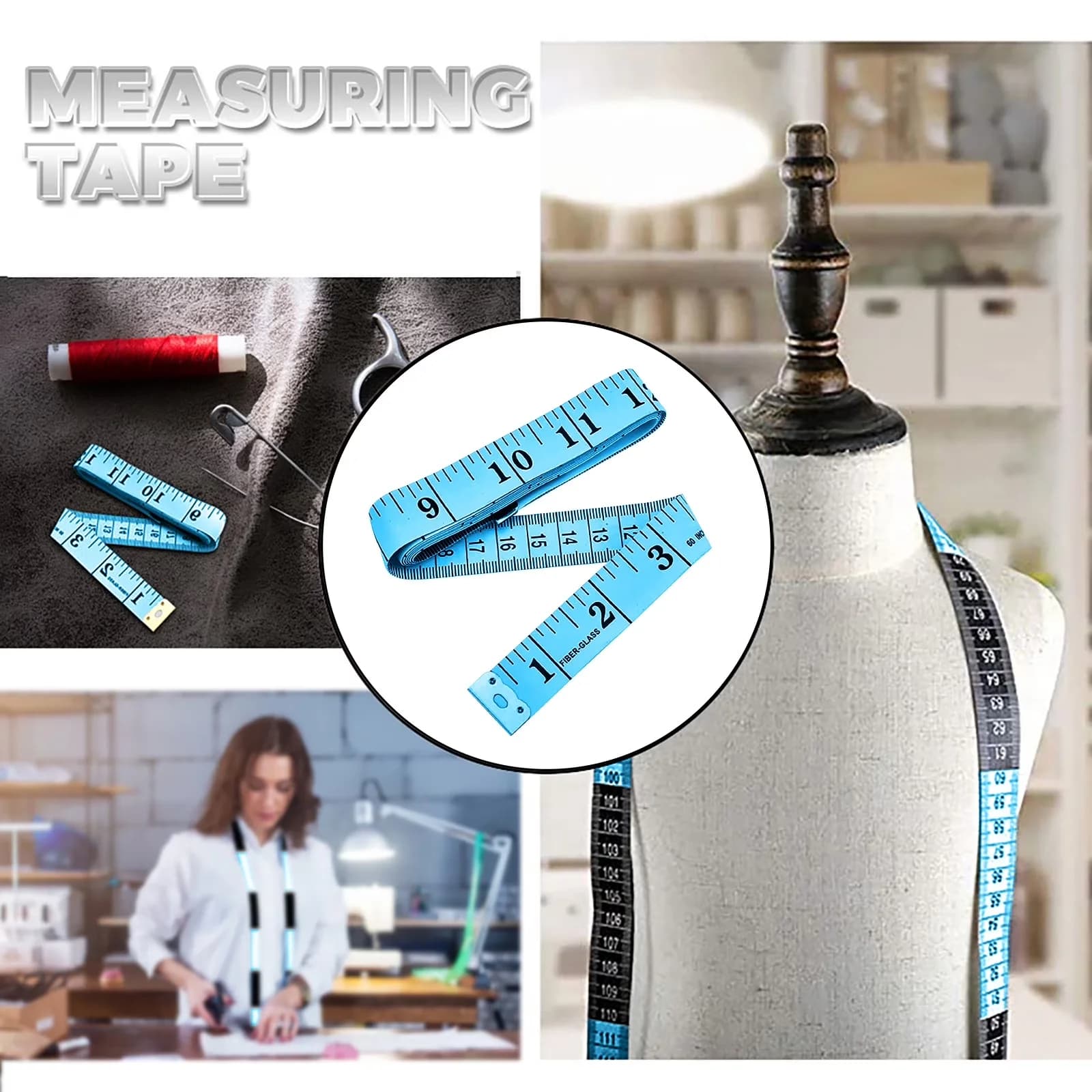 Measuring Layout Innovative with Accurate Measurement, Easy To Read - Blue Pvc Model AE6D29