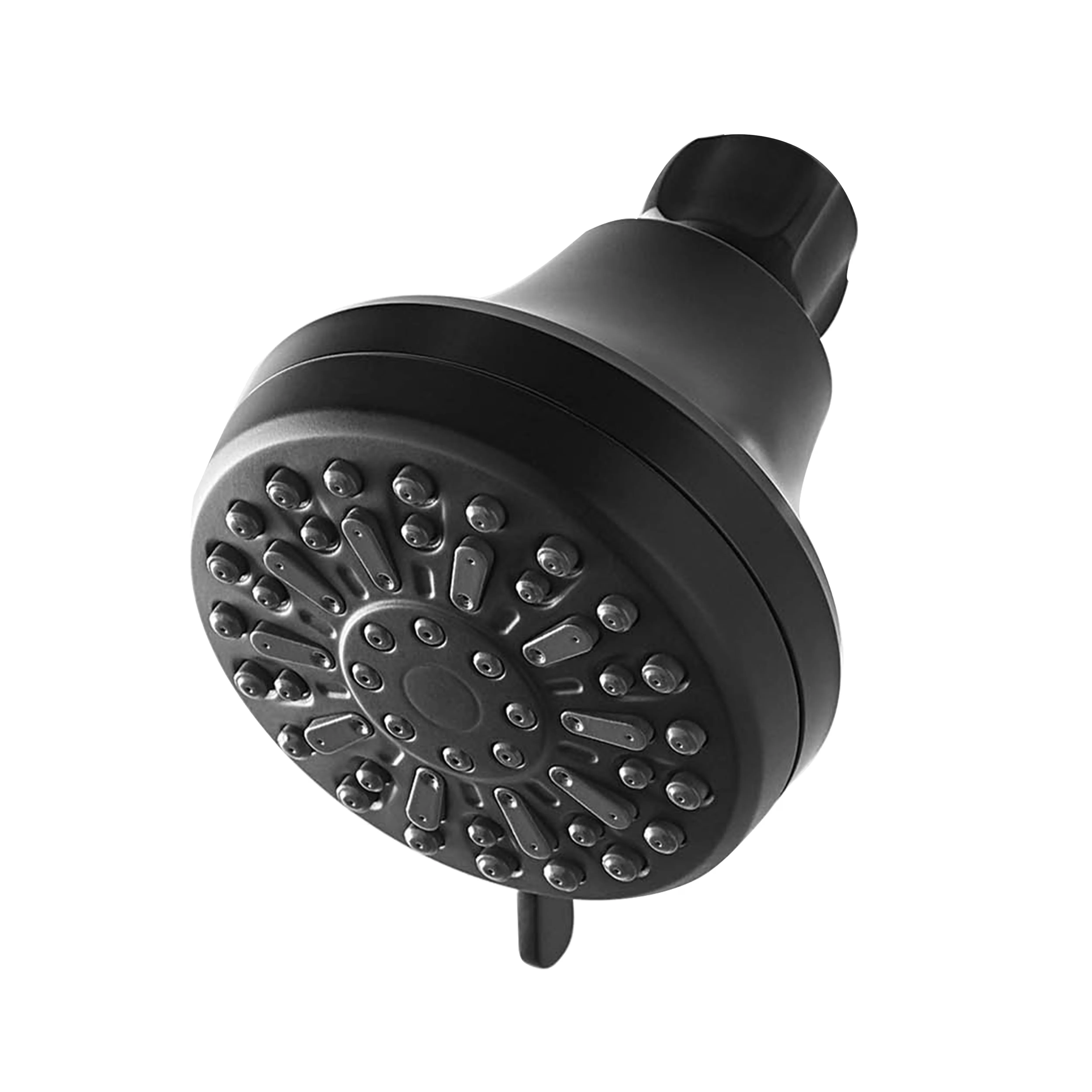 Shower Head Compact with Easy To Install, Easy To Clean - Black Plastic Model 17AC53