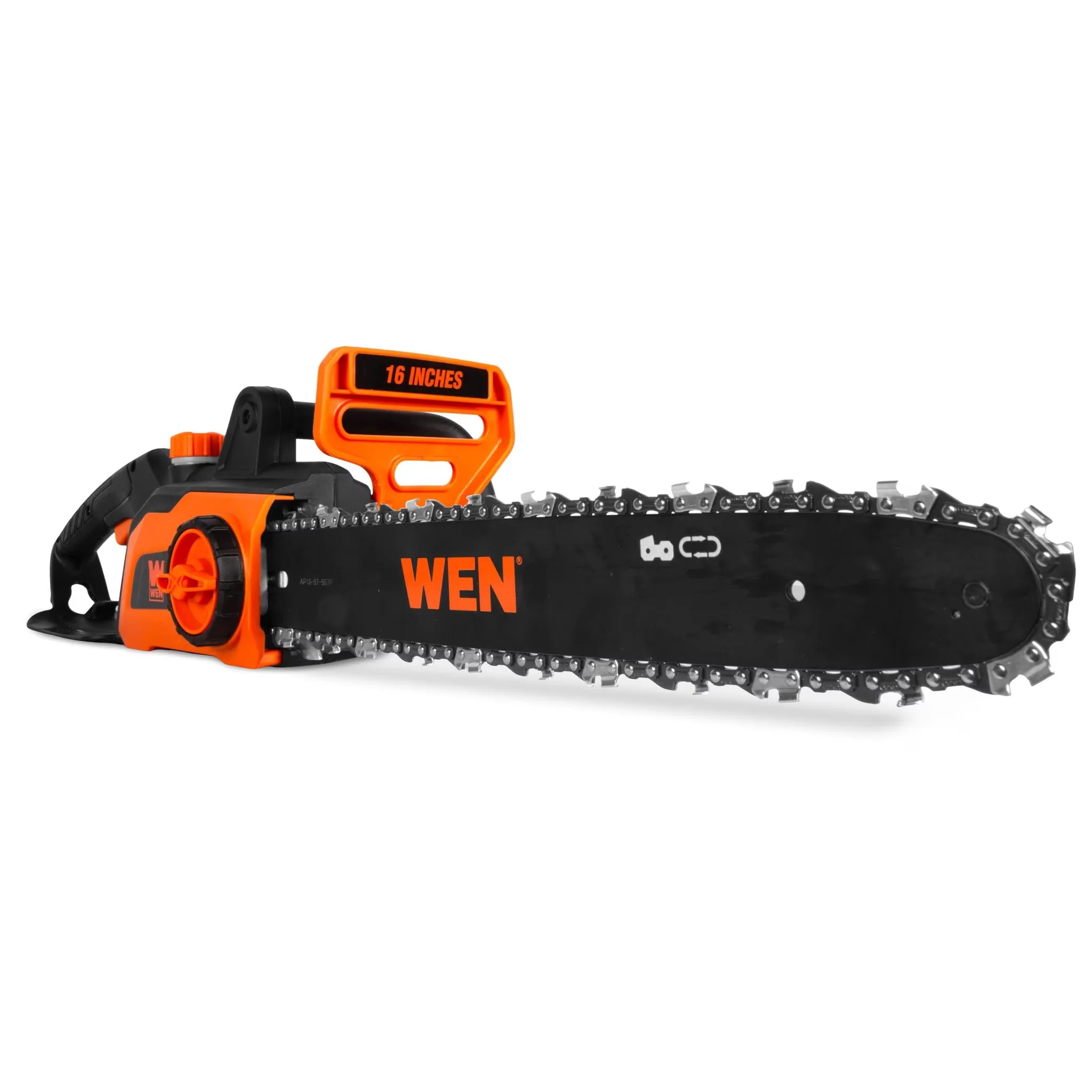 Premium Chainsaw with Bumper Spikes, Chain Brake, Electric - Black 12 - Residential Grade Model ADD89B