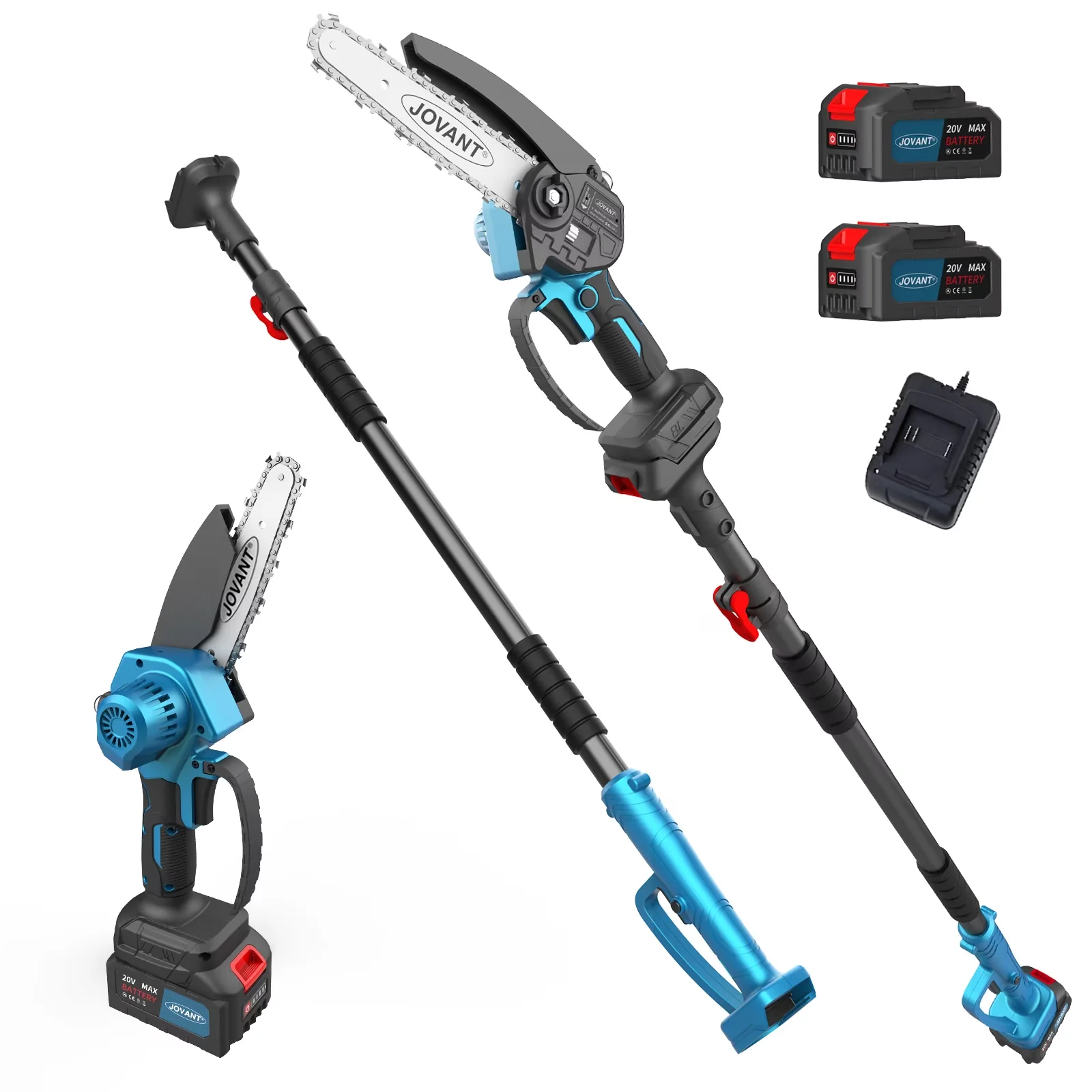 Modern Pole Saw with Battery, 20V, Chain Catcher - 2-20V - Universal Fit Model B3CC7B