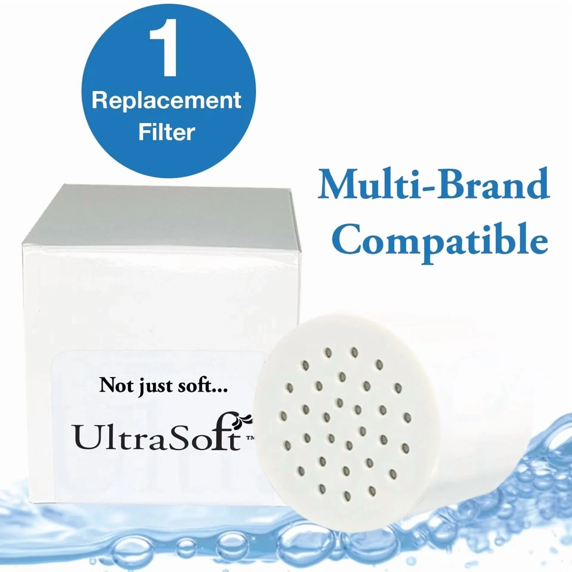 Professional Shower Head with E And Essential Minerals, Ultra Soft, Filter Replacement With Vitamin C - Model 8D1BFB