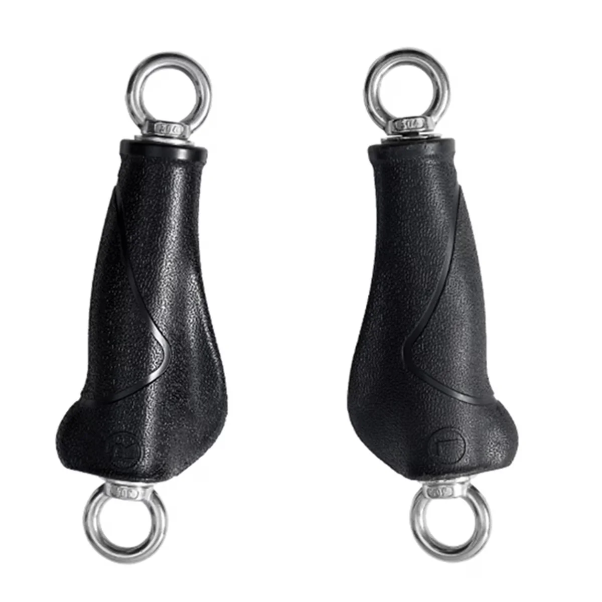 Home Gym Accessory Reliable with Heavy Duty, Pull Up Hand Grips, Gym Exercise Grip - Pp+Metal+Stainless Steel Black Model 1A0F13