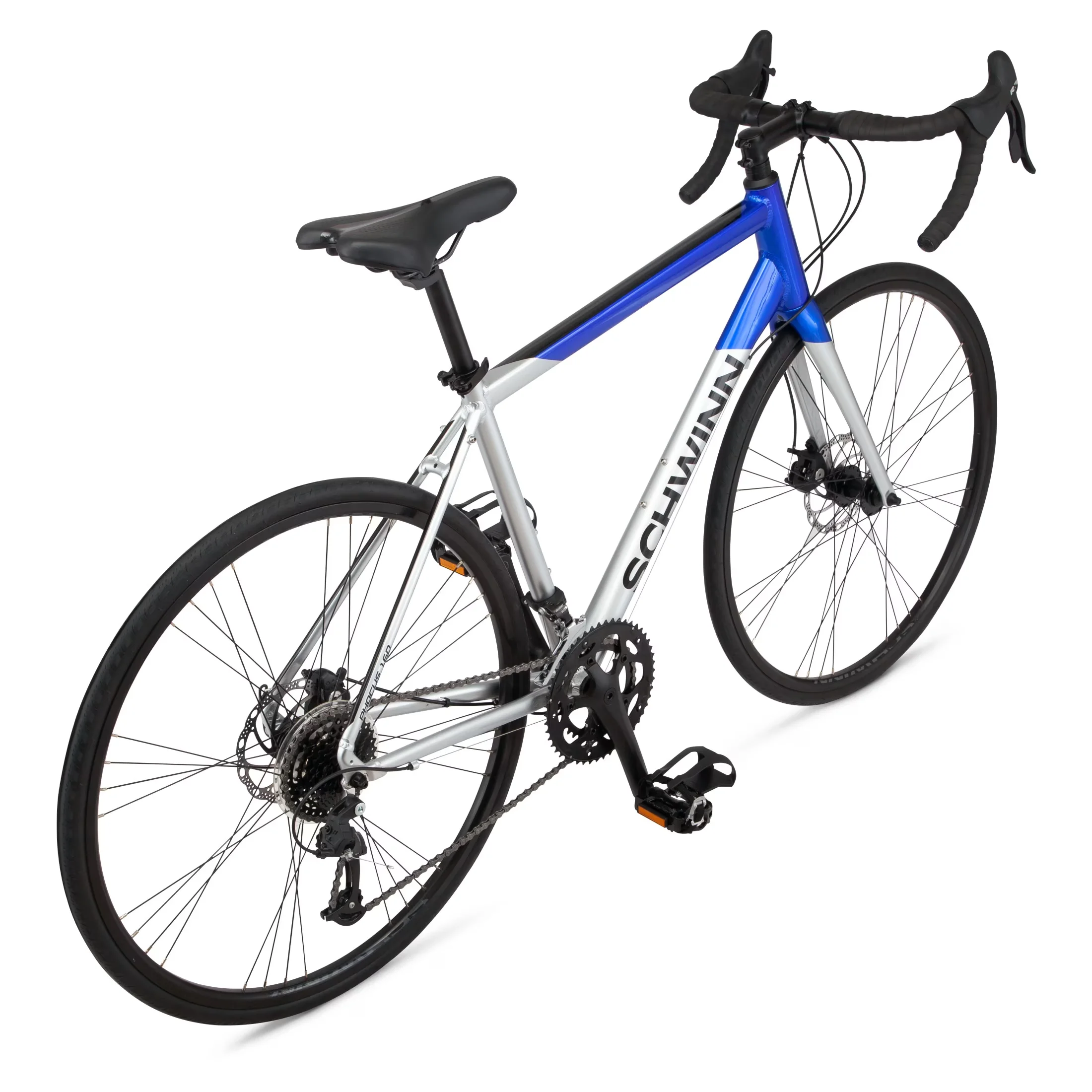Compact Road Bike with Adjustable Seat Height, Blue/Silver, Phocus 1.6 Disc - Blue Model A9D83A