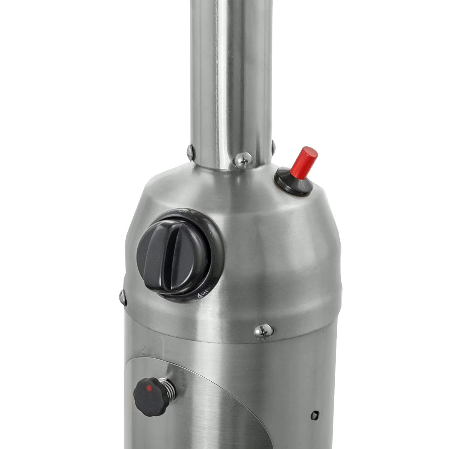Durable Outdoor Heating with Portable, 3.5' radius of heat coverage - Silver HLDS032-B Model 40B528