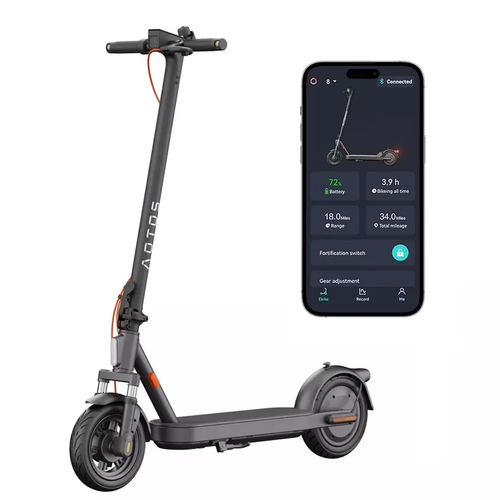 Sleek Scooter with 600W, Compact, Electric - Black for Multiple Applications Model 4293B9