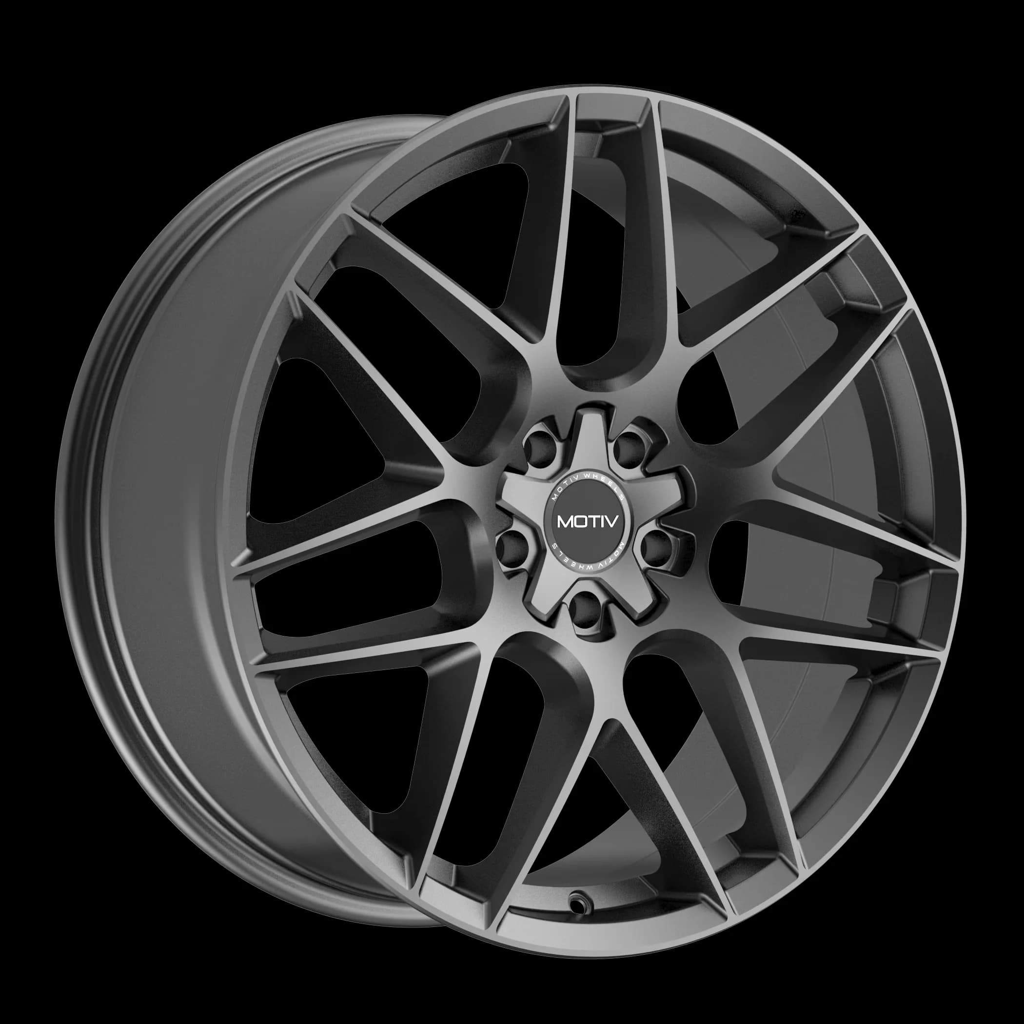 Sleek Wheels And Rim with Cast Aluminum, Gloss Graphite - Cast Aluminum Gloss Graphite Model 189CC2
