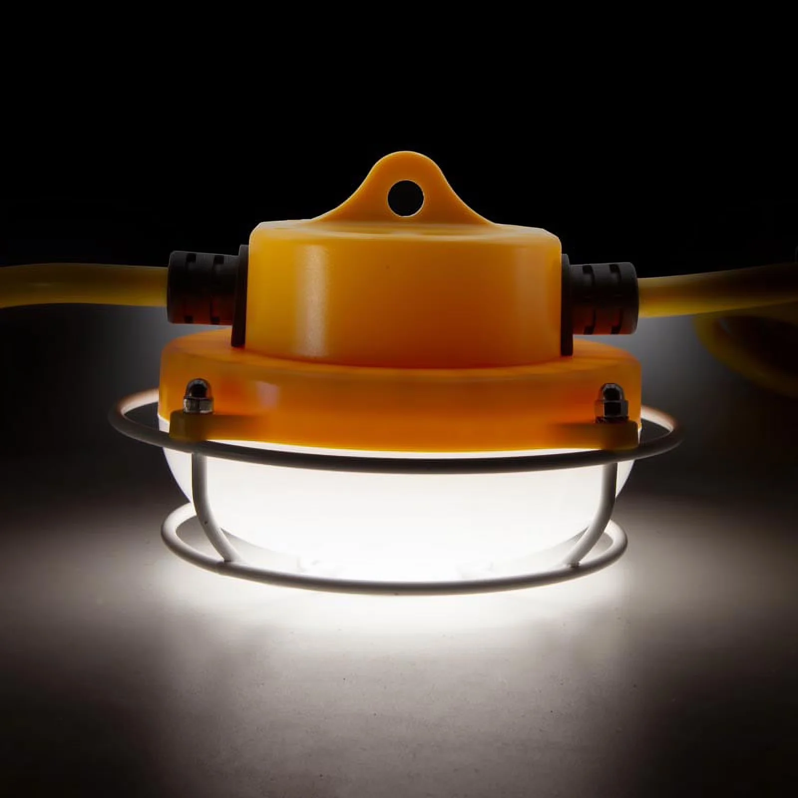 Innovative Novelty Light with LED, 40W, Heavy Duty LED Construction String - Yellow Metal Model 08452D