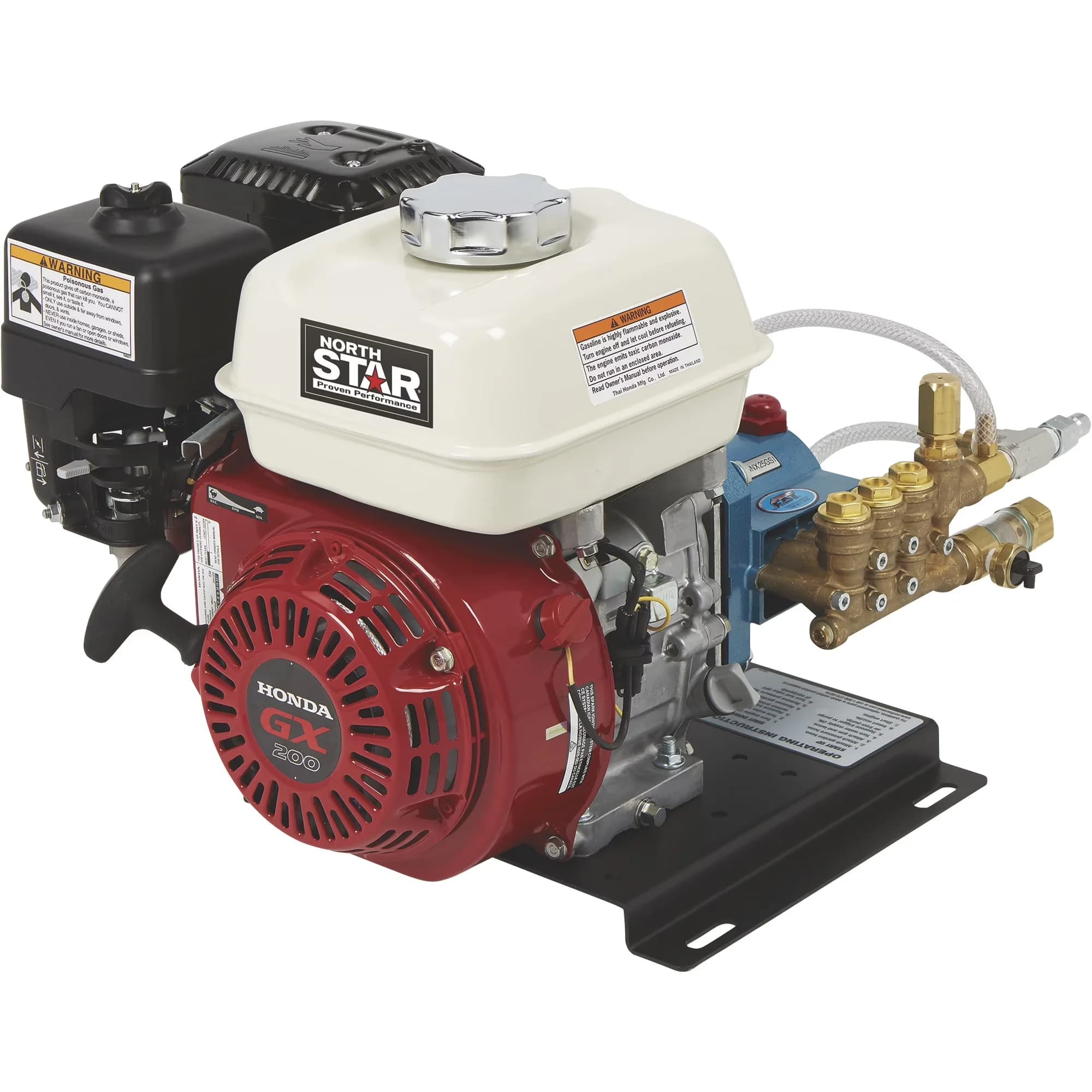 Professional Pressure Washer with Adjustable Wand, Quick Connect Tips, Honda GX200 Engine - Model 29AA21